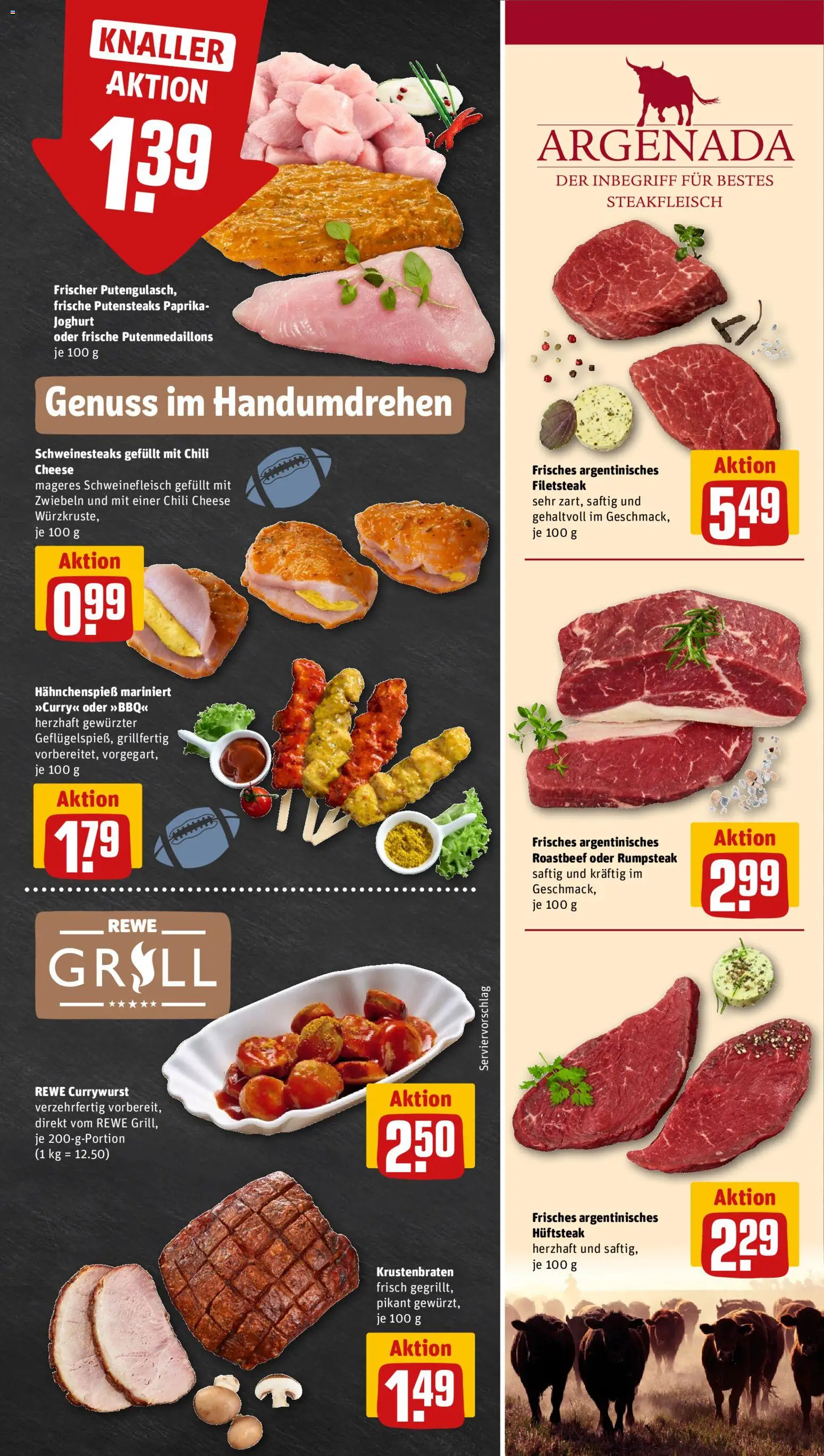Rewe ihr Kaufpark Prospekt 	 – gültig ab 02.02.2026 | Seite: 9 | Produkte: Grill, Joghurt, Roastbeef, Chili