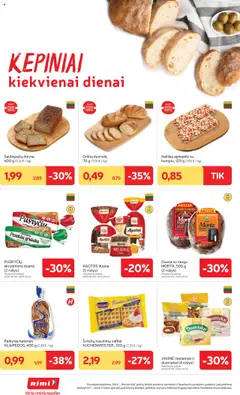 Rimi akcijos nuo 09.09.2025 | Puslapis: 16 | Prekių: Batonas, Duona, Vafliai