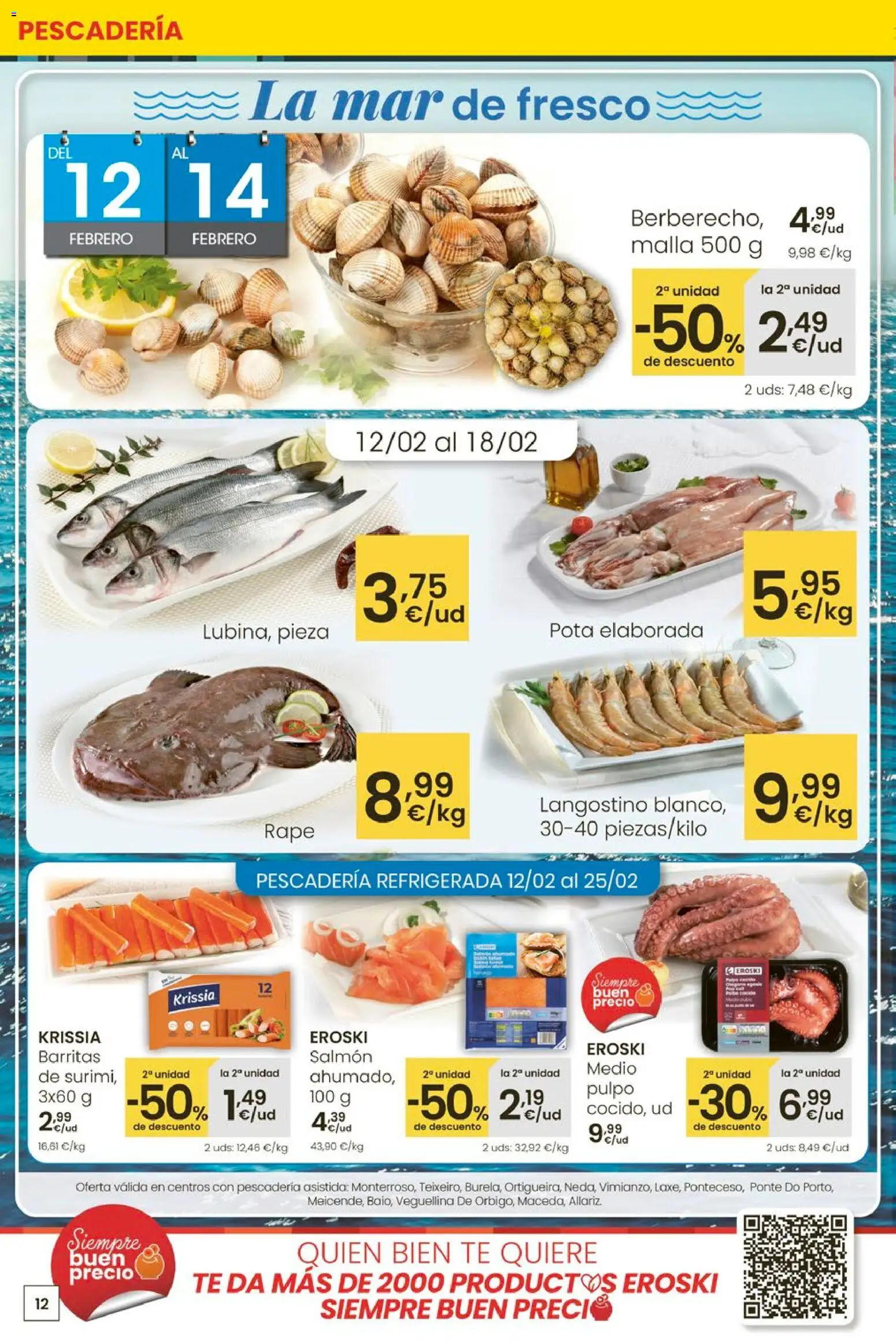 Eroski - Carnaval del ahorro │ válido desde el 12.02.2026 | Página: 12 | Productos: Té, Langostino