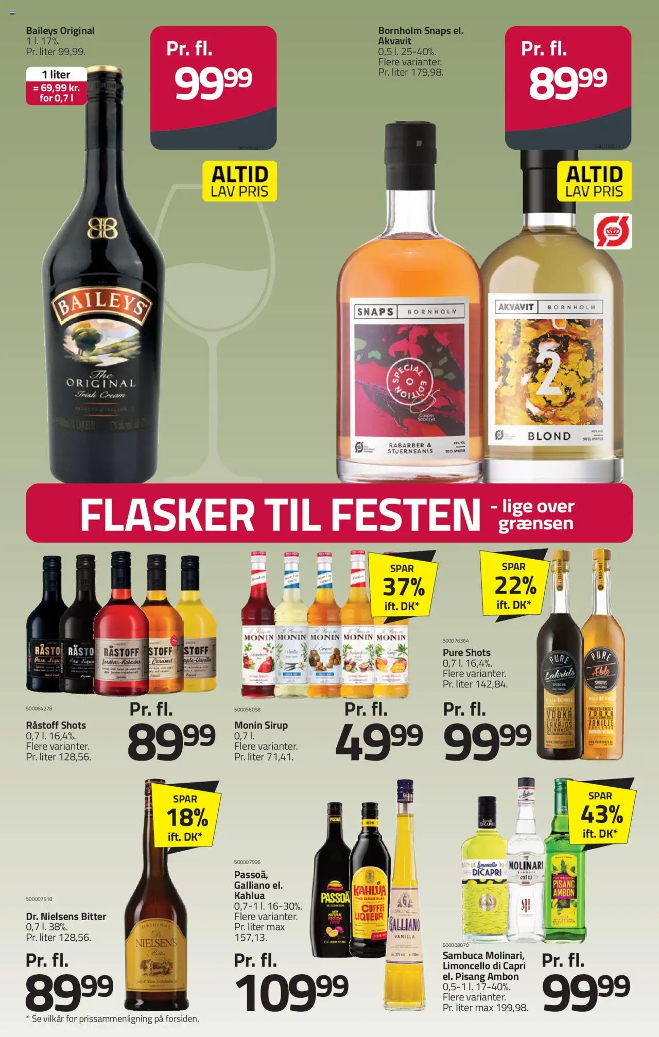 Fleggaard tilbudsavis – gyldig fra 24.09.2025 | Side: 17 | Produkter: Amendoins, Rabarber, Vodka, Lakrids
