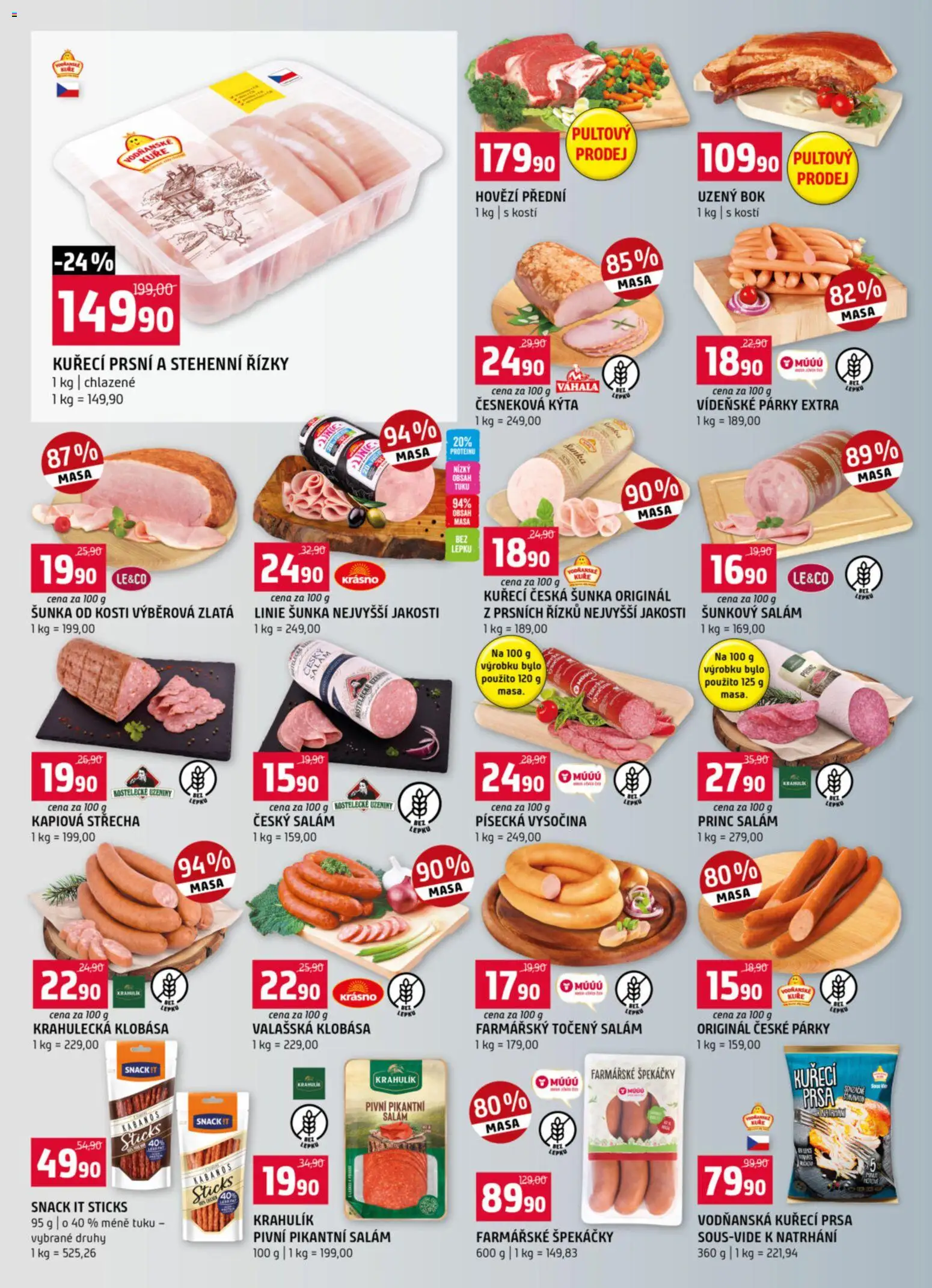 Terno leták od 25.03.2026 | Strana: 2 | Produkty: Šunka, Točený salám, Vysočina, Kýta