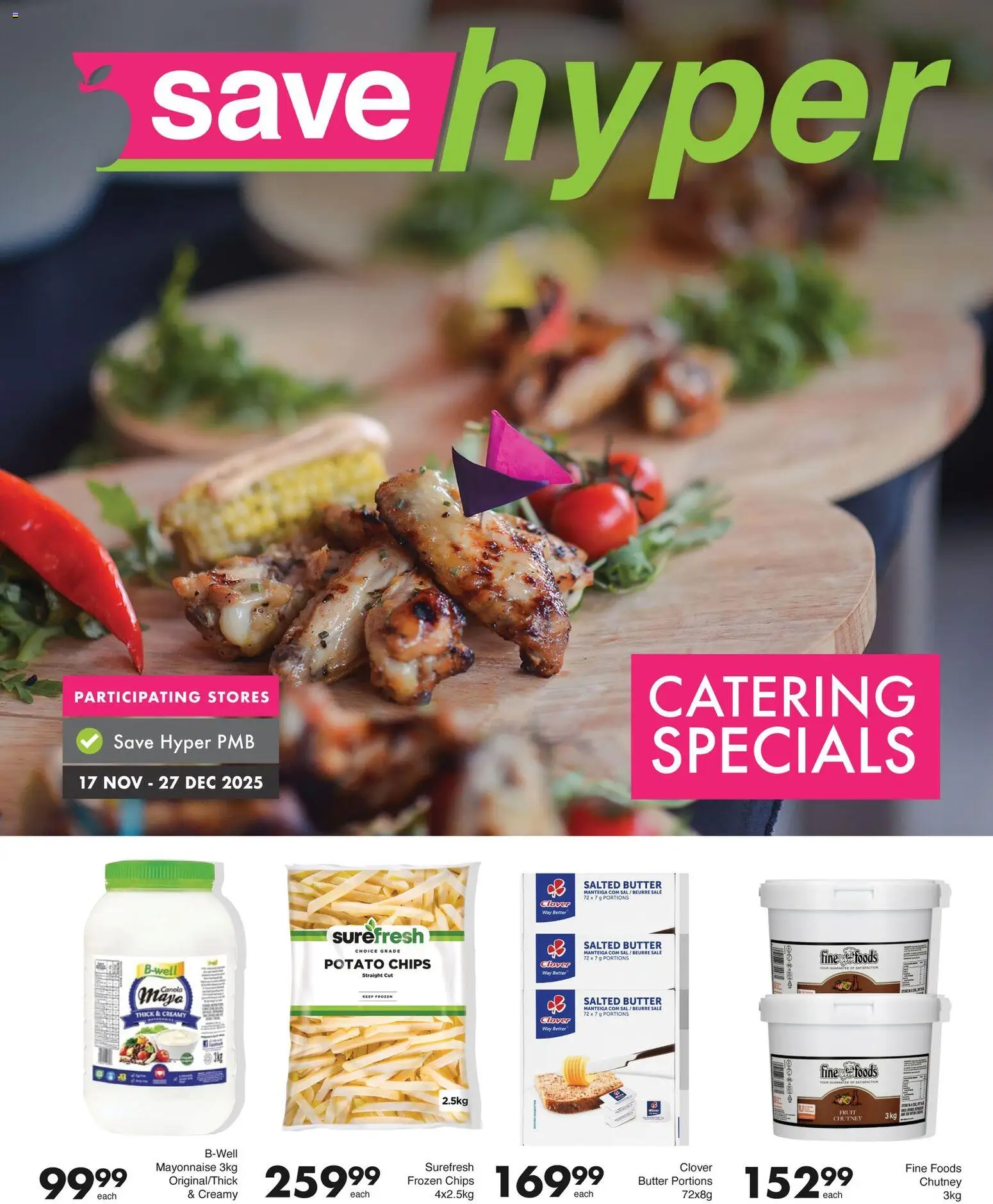 New Save catalogue – valid from 17.11.2025 | Page: 1 | Products: Chutney, Chips, Fruit, Mayonnaise