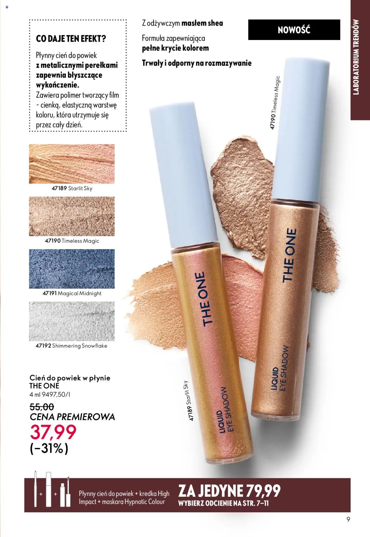 Oriflame Katalog 13 2025 od 07.09.2025 | Strona: 9 | Produkty: Maskara