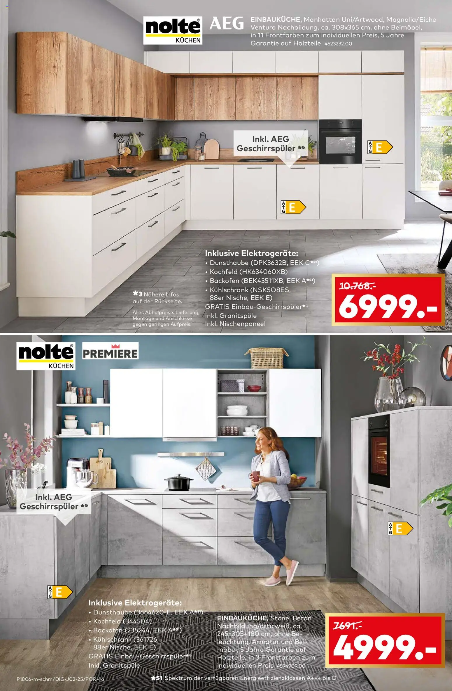 Porta! Möbiläums-Spar-Show mit Guido Cantz und 25% auf ALLE Möbel - Bad Vilbel-Dortelweil – gültig ab 27.10.2025 | Seite: 8 | Produkte: Geschirrspüler, Kochfeld, Armatur, Kuchen