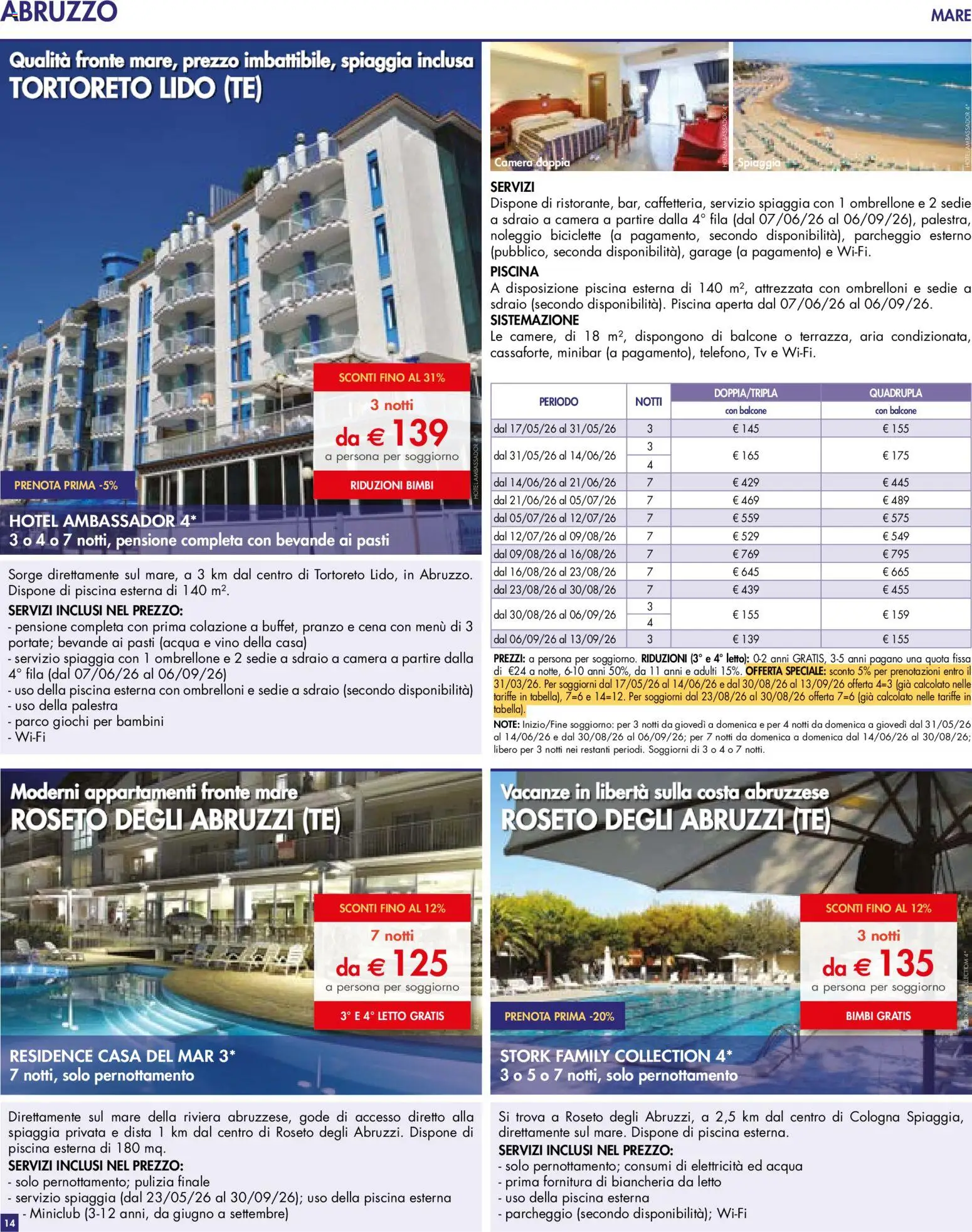 Volantino Esselunga S del 28.01.2026 | Pagina: 14 | Prodotti: Sdraio, Vino, Piscina, Biancheria da letto