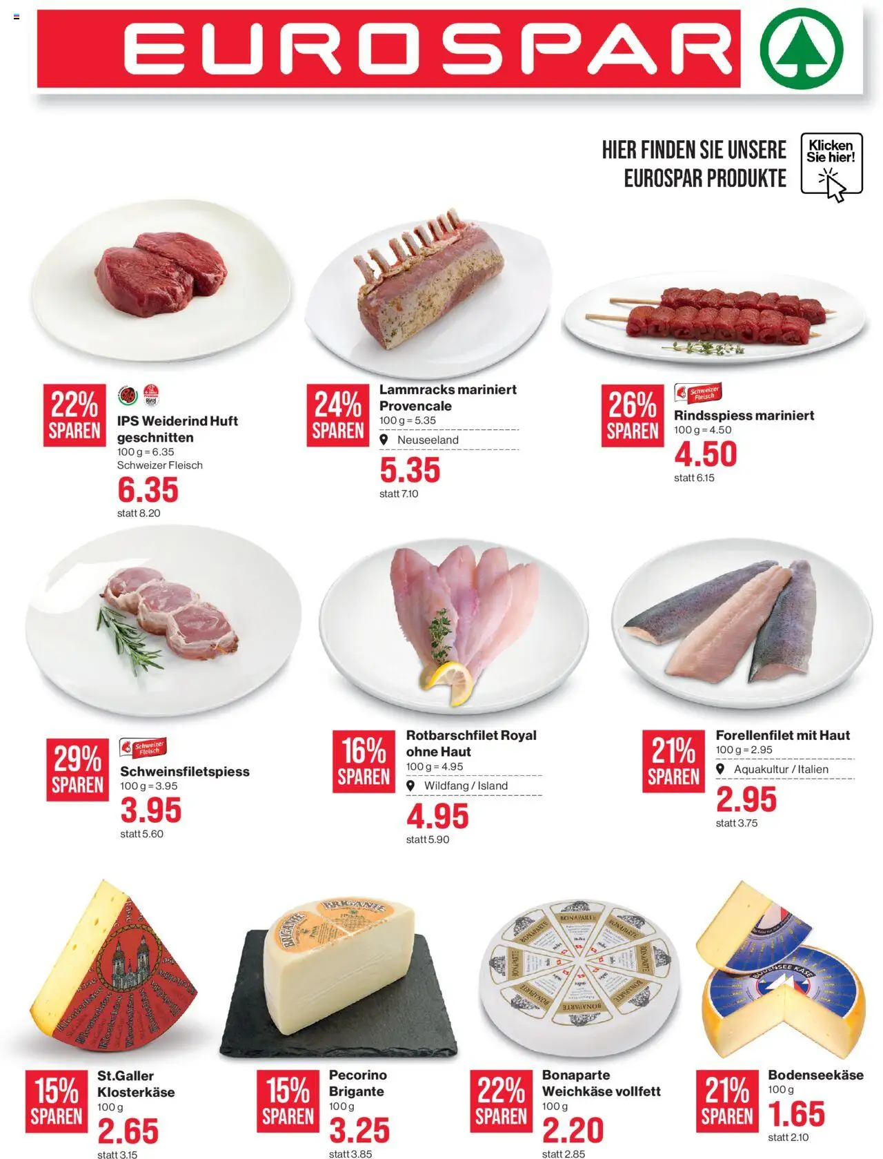 SPAR Aktionen ab 24.07.2025 | Seite: 21 | Produkte: Käse