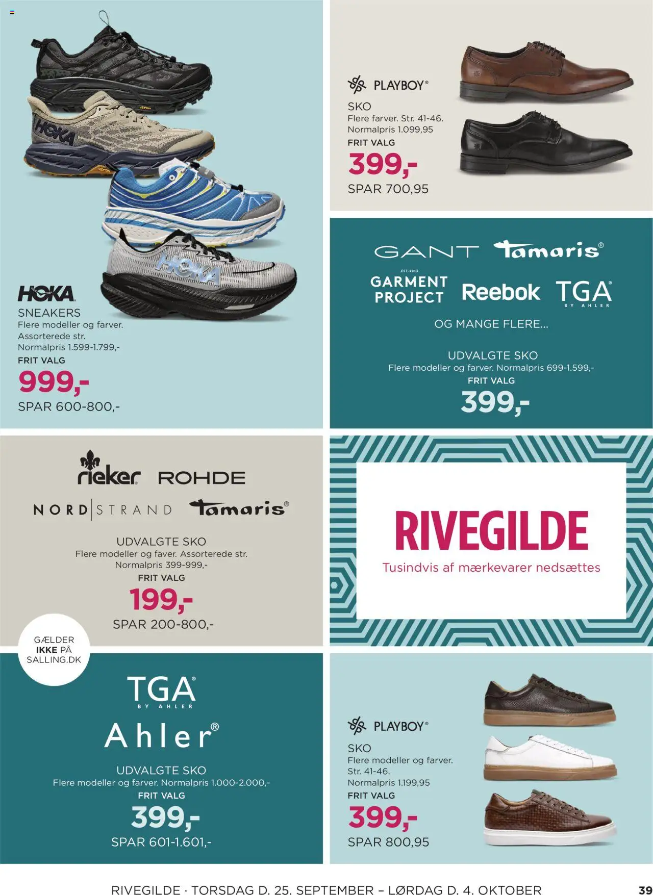 Salling tilbudsavis – gyldig fra 25.09.2025 | Side: 39 | Produkter: Sneakers, Sko