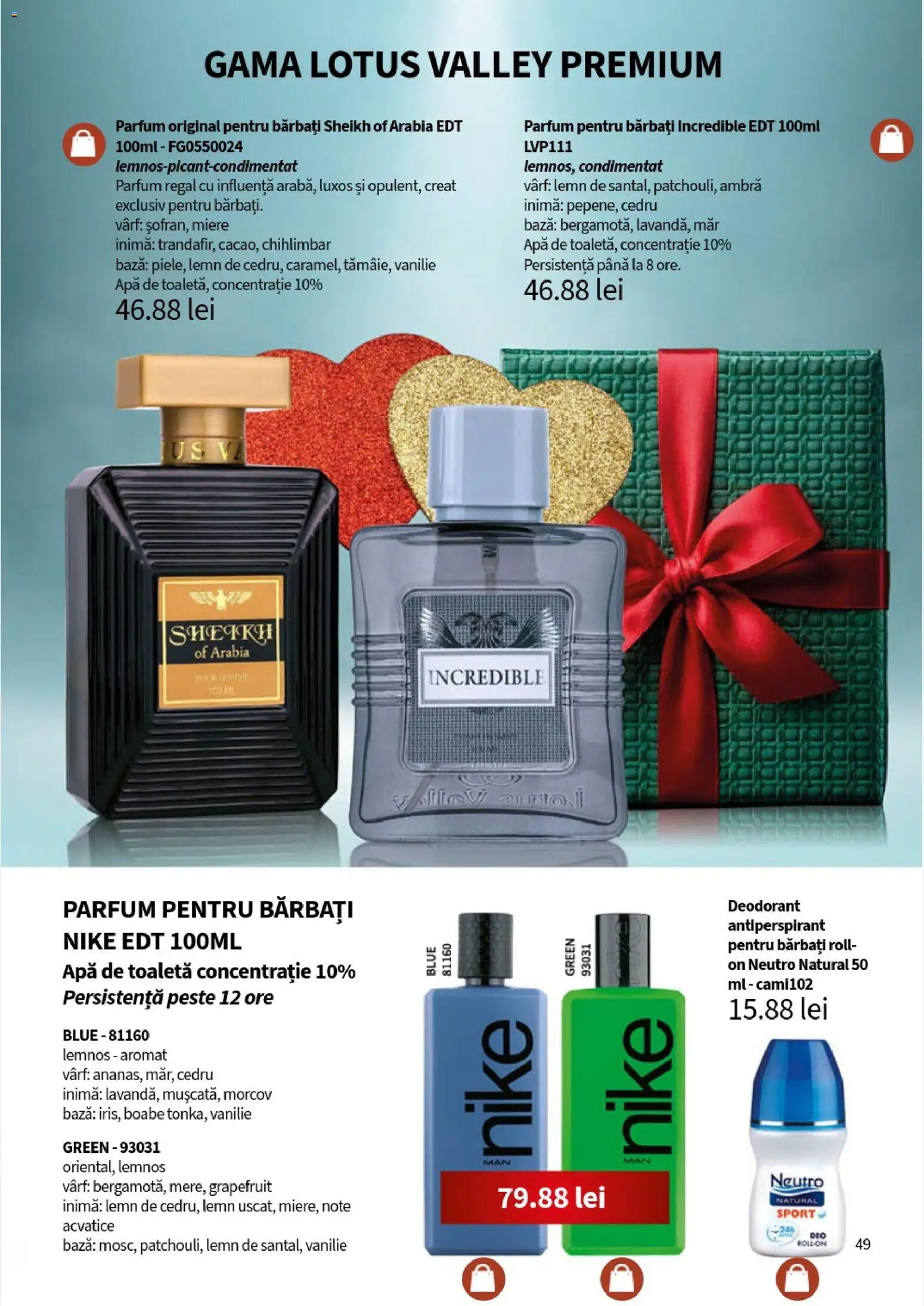 Noul catalog Lady’s – valabil de la 05.01.2026 | Pagină: 51 | Produse: Toaletă, Parfum, Apă de toaletă, Antiperspirant