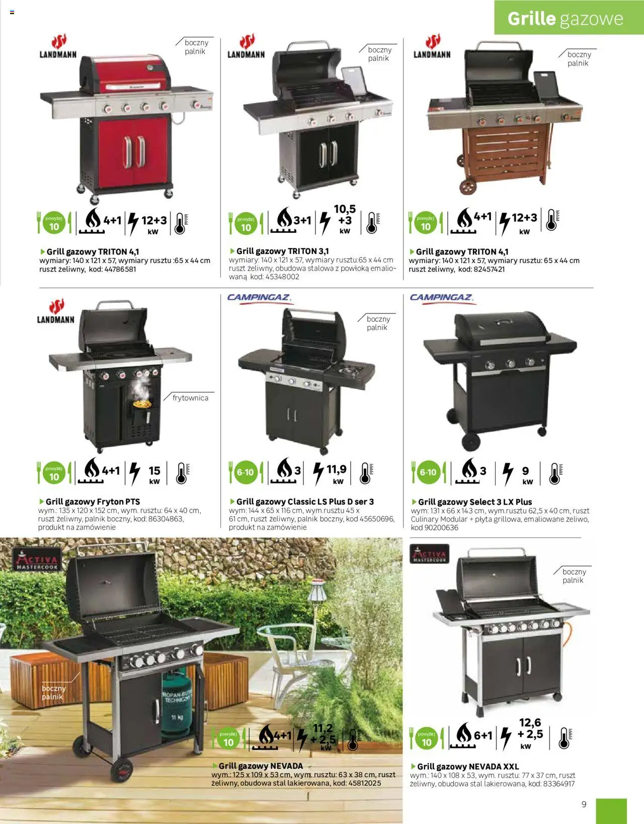 Leroy Merlin Gazetka - Grille  od 01.03.2025 | Strona: 9 | Produkty: Grill, Grill gazowy, Ruszt, Ser
