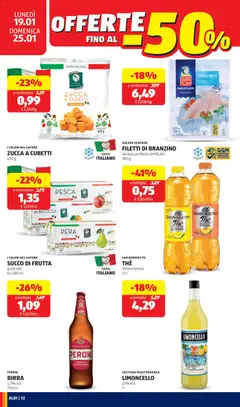 Anteprima del volantino BIRRA, 4,7% vol. 750 ml valido a partire dal 19.01.2026 | Pagina: 12