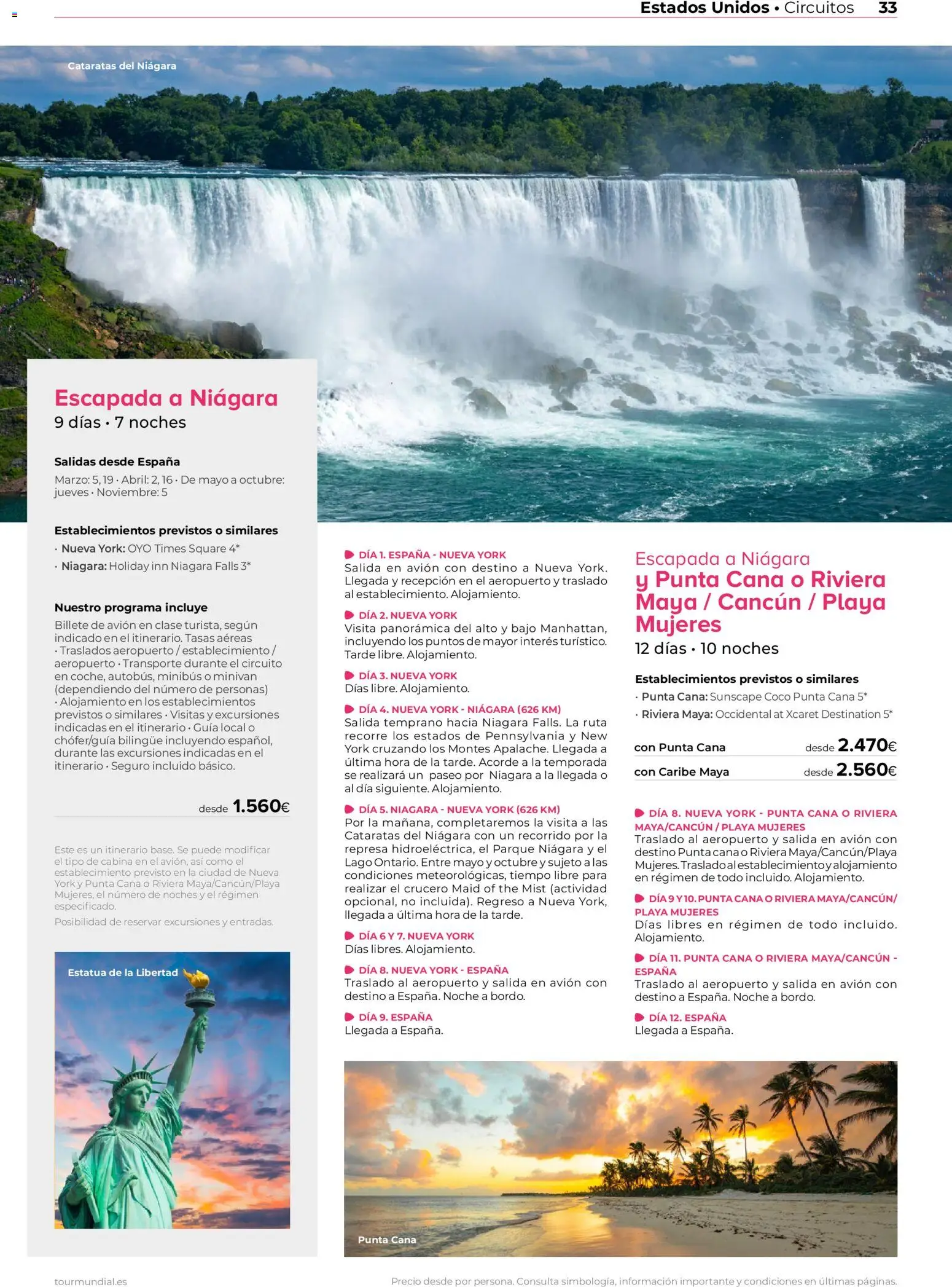 Viajes El Corte Inglés Norteamérica y Caribe │ válido desde el 01.01.2026 | Página: 33 | Productos: Τυρόπιτα