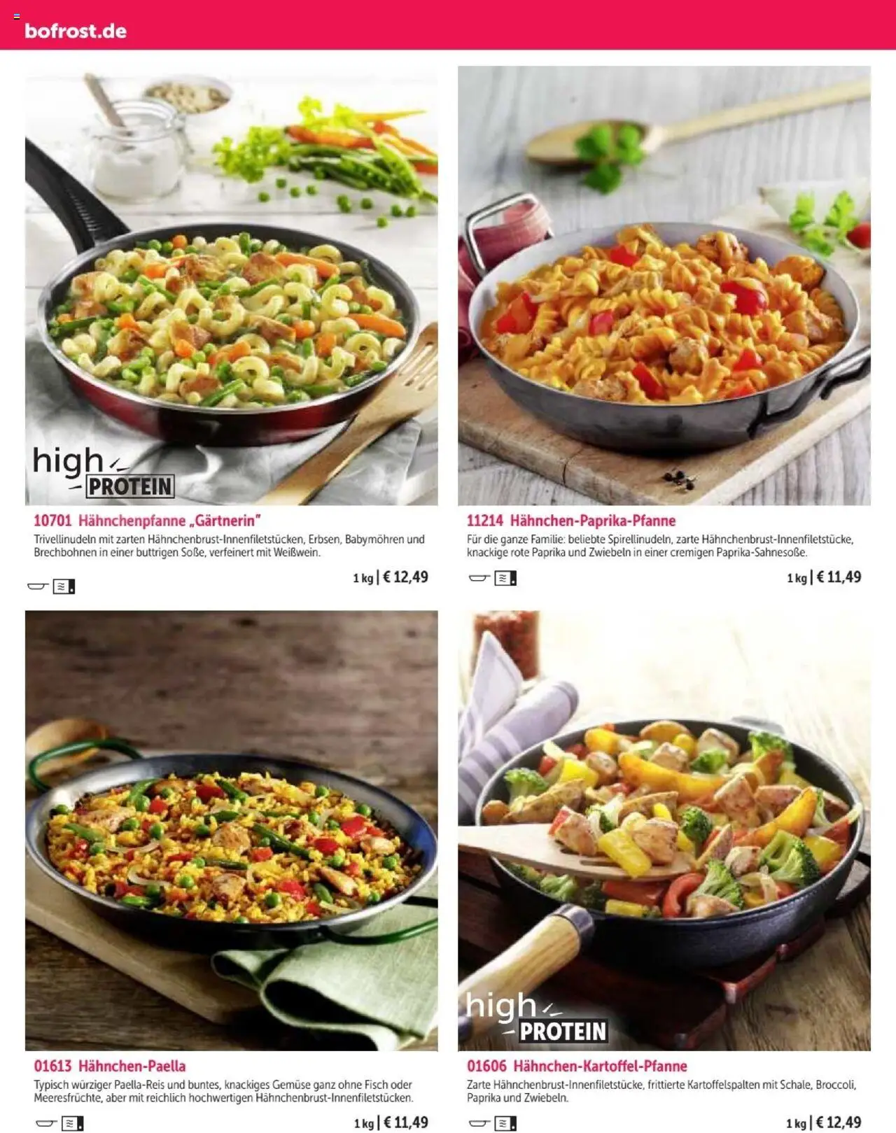 Bofrost Katalog – gültig ab 07.09.2025 | Seite: 94 | Produkte: Fisch, Zwiebeln, Gemüse, Paprika