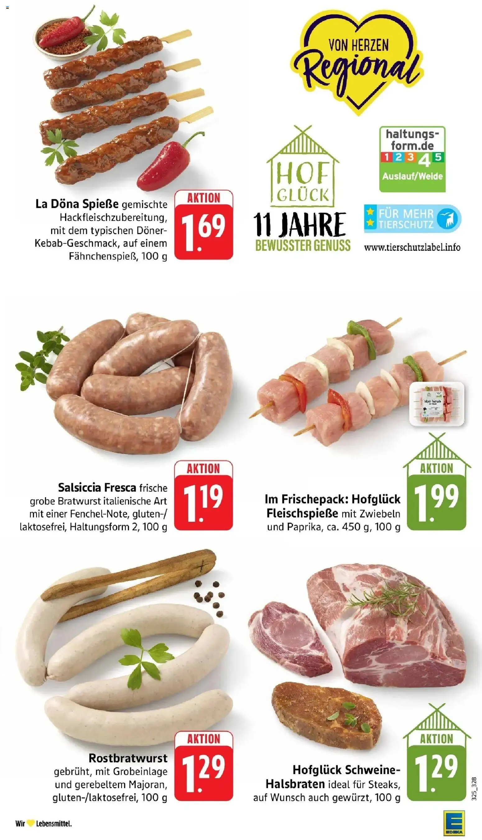Edeka prospekt Bad Camberg	 – gültig ab 20.04.2026 | Seite: 9 | Produkte: Bratwurst, Spieße, Zwiebeln