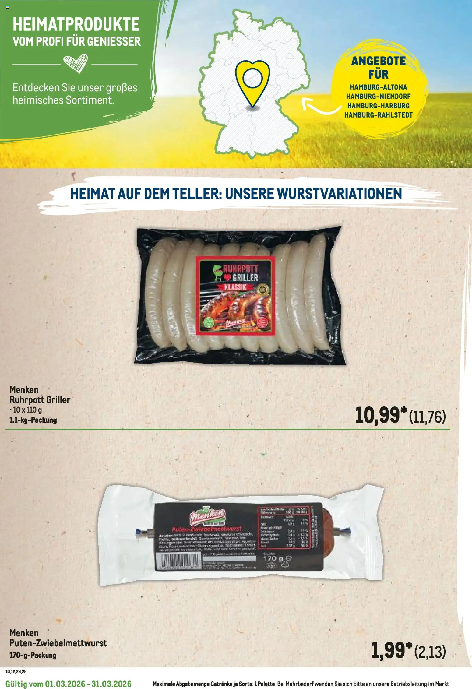 Metro Regionaler Flyer – gültig ab 01.03.2026 | Seite: 20 | Produkte: Griller