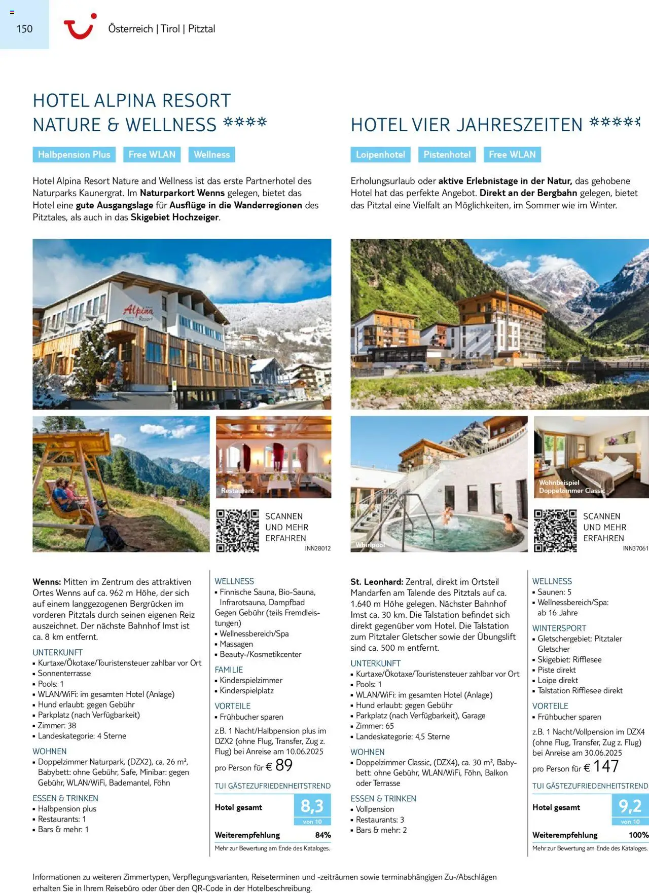 TUI Prospekt 	 – gültig ab 01.11.2024 | Seite: 150 | Produkte: Bett, Babybett, Föhn