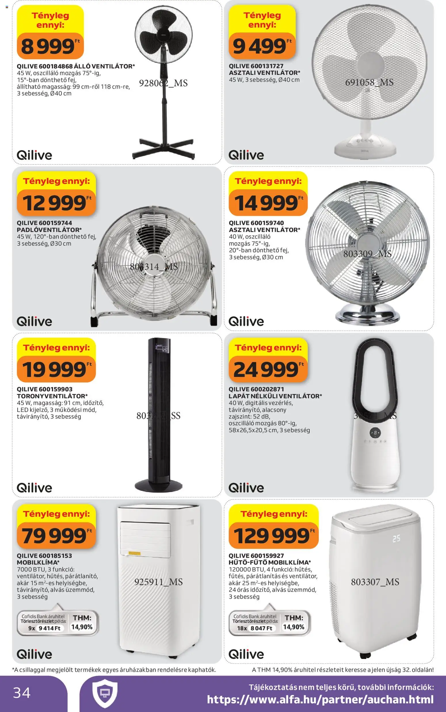 Auchan akciós ujság - amely érvényes a következő dátumtól: 09.04.2026 | Oldal: 34