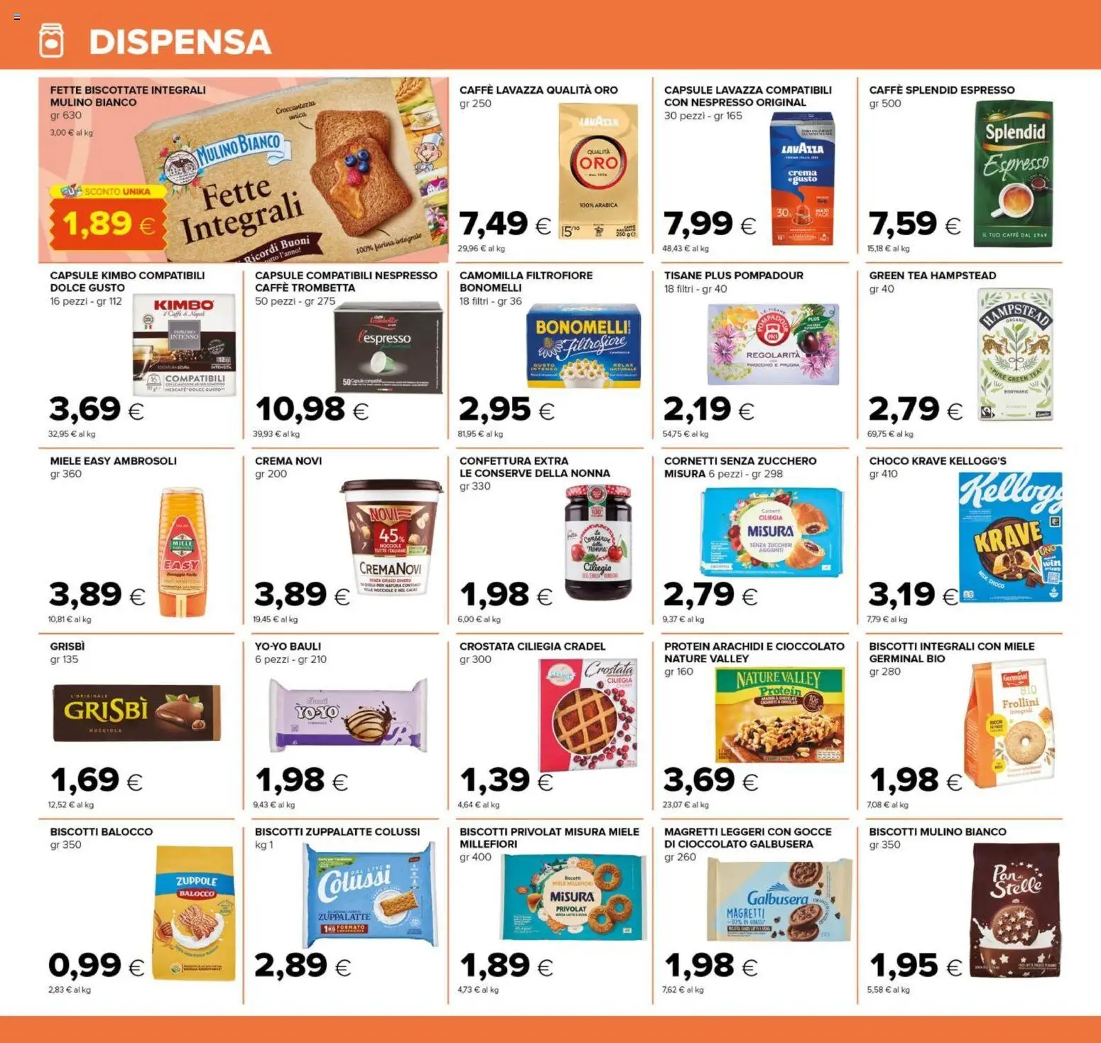 Volantino Tigre del 30.11.2025 | Pagina: 20 | Prodotti: Crema, Cioccolato, Arachidi, Fette biscottate