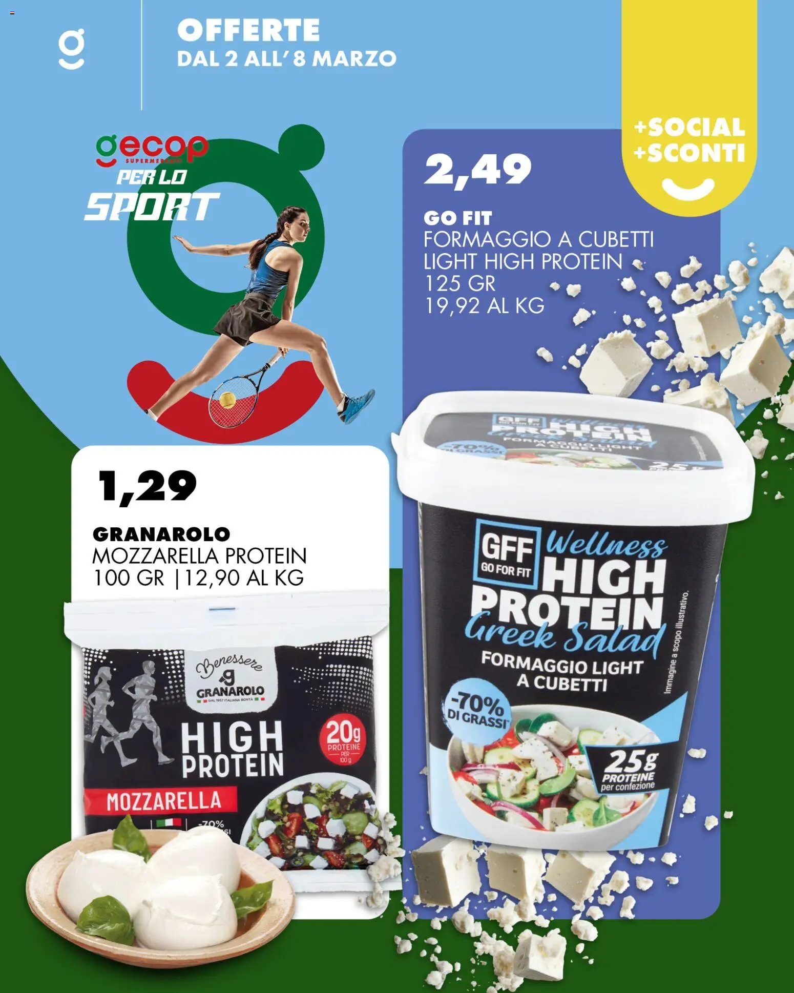 Volantino GECOP del 02.03.2026 | Pagina: 3 | Prodotti: Mozzarella, Formaggio