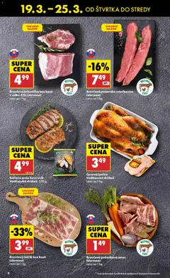Biedronka leták platný od 19.03.2026 | Strana: 8 | Produkty: Kačacie prsia, Bravčová krkovička, Bravčový bôčik, Kačica