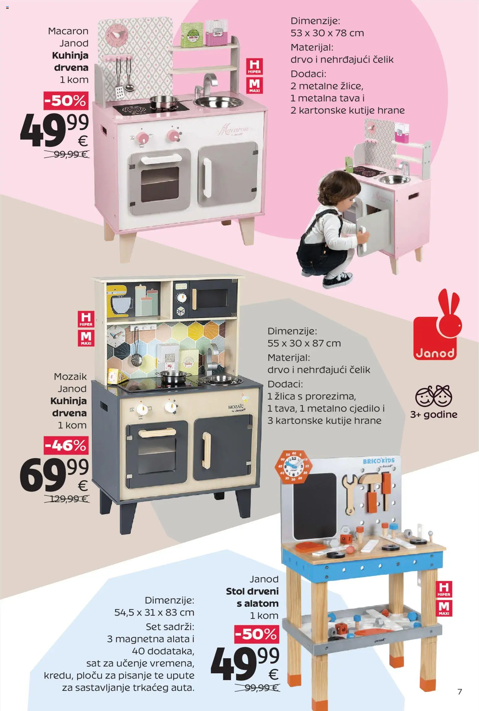 Tommy katalog | vrijedi od 02.03.2026 | Stranica: 7 | Proizvodi: Stol, Sat, Kuhinja, Cjedilo