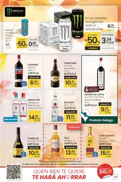 Vista previa Eroski - Ofertón válido desde el 16.10.2025 | Página: 29 | Productos: Café, Ginebra, Té, Whisky