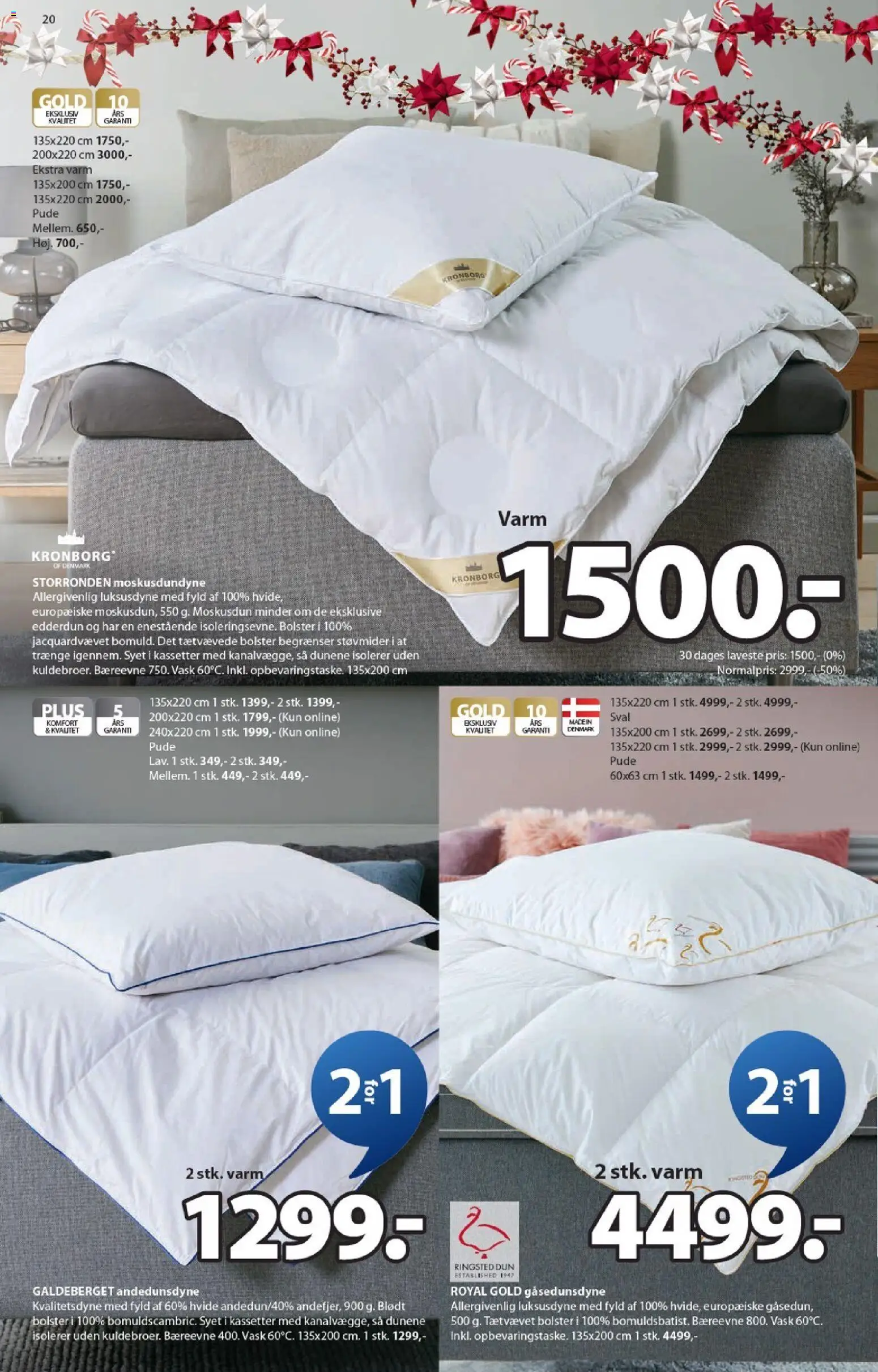 JYSK tilbudsavis – gyldig fra 24.10.2025 | Side: 20 | Produkter: Pude