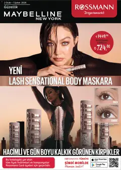 02.01.2026 tarihinden itibaren geçerli olan Rossmann kataloğu önizlemesi