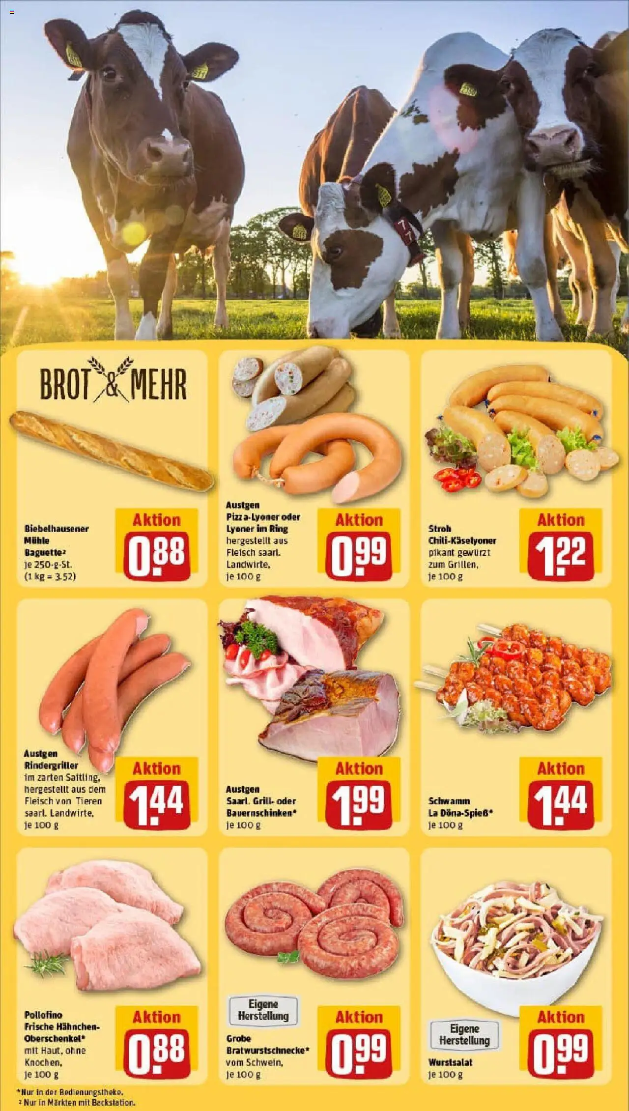 Rewe prospekt Schiffweiler / Landsweiler	 - gültig ab dem 29.06.2025 | Seite: 25 | Produkte: Grill, Mühle, Brot, Fleisch