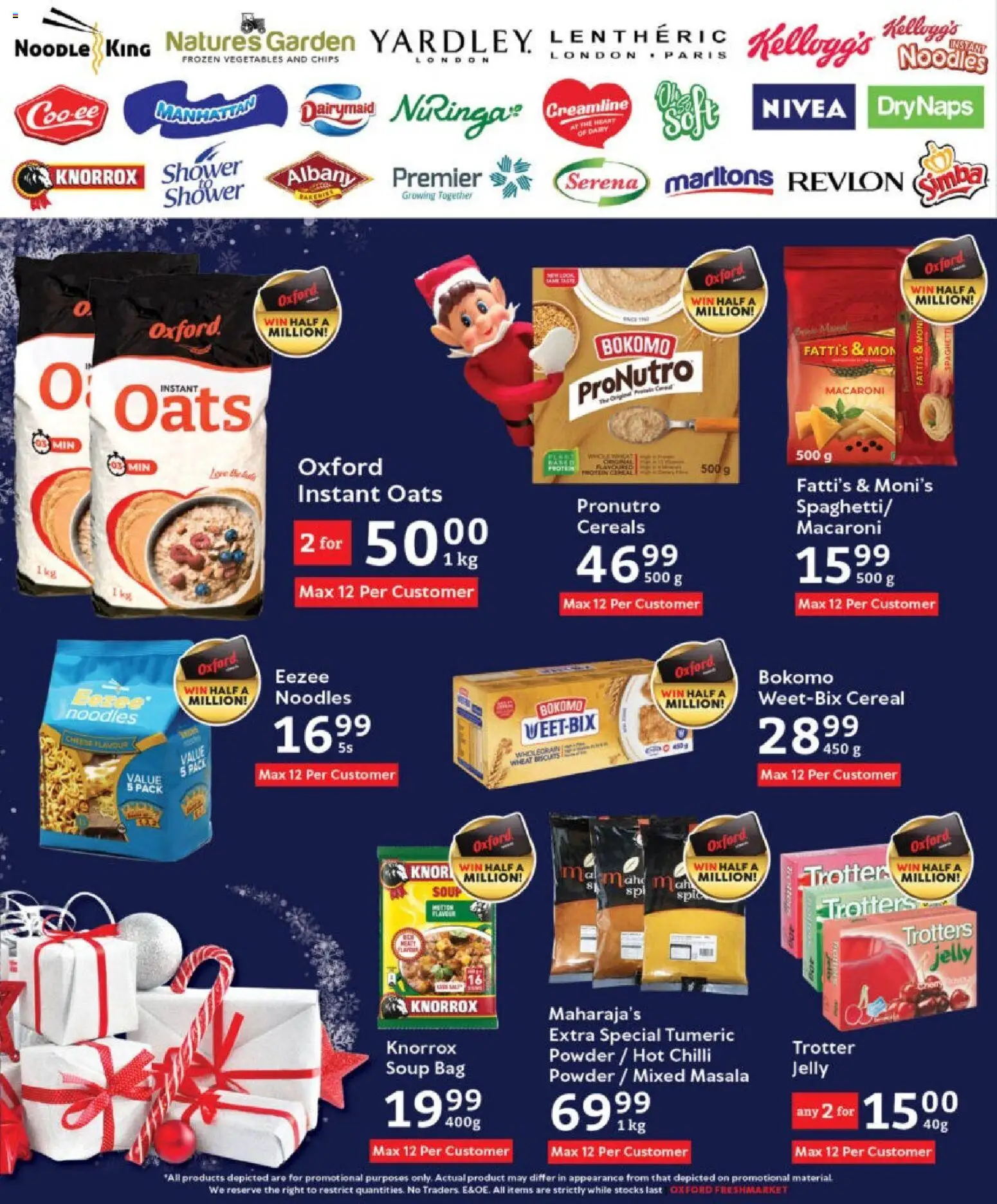 New Oxford Freshmarket catalogue – valid from 26.11.2025 | Page: 12 | Products: Bag, Powder, Noodles, Cereals