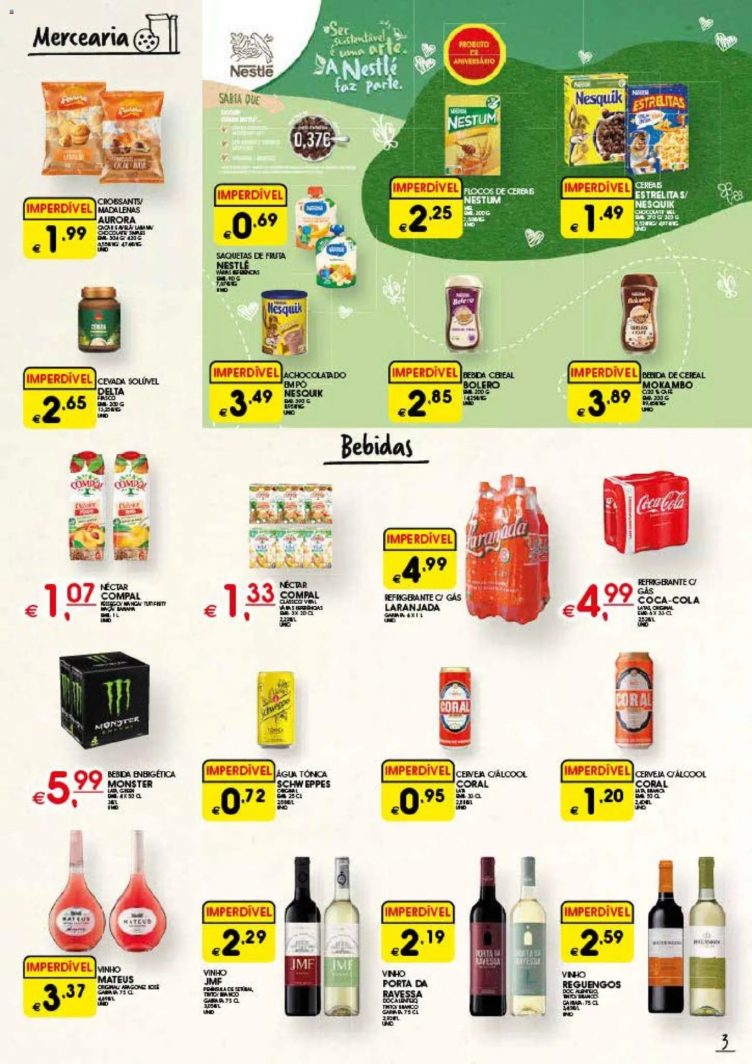 Meu Super folheto │ válido de 27.11.2025 | Página: 3 | Produtos: Chocolate, Vinho, Mel, Cereais