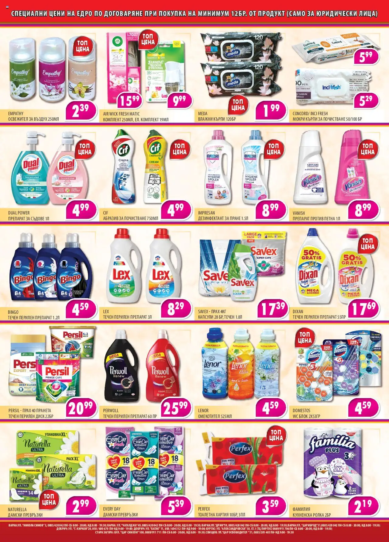  | Страница: 2 | Продукти: Препарат, Диск, Мокри кърпи, Превръзки