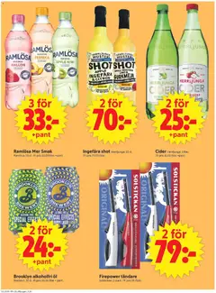 ICA Supermarket - Hjärnarp - Förhandsvisning av reklamblad från butik ICA Supermarket aktuell från 02.03.2026 | Sida: 12 | Produkter: Cider, Äpple, Persika, Kiwi