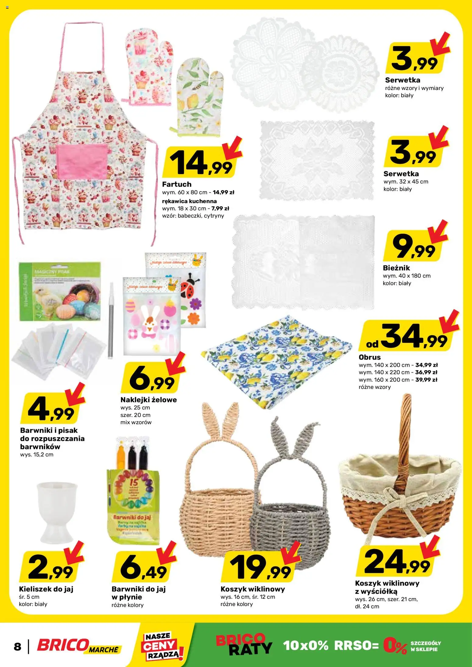 Brico Marché gazetka od 11.03.2026 | Strona: 8 | Produkty: Cytryny, Naklejki