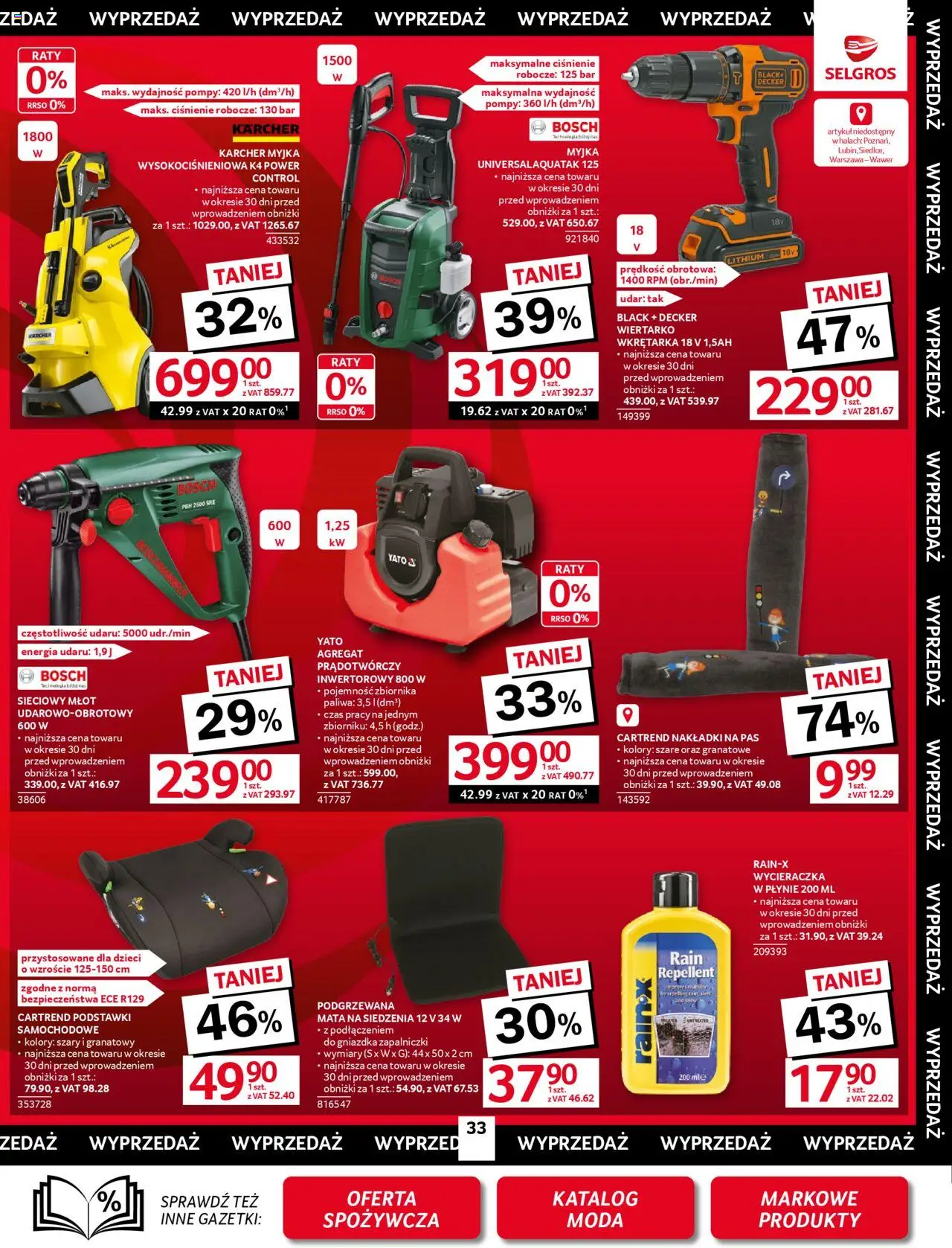 Selgros cash&carry Gazetka - Oferta przemysłowa od 23.10.2025 | Strona: 35 | Produkty: Wycieraczka