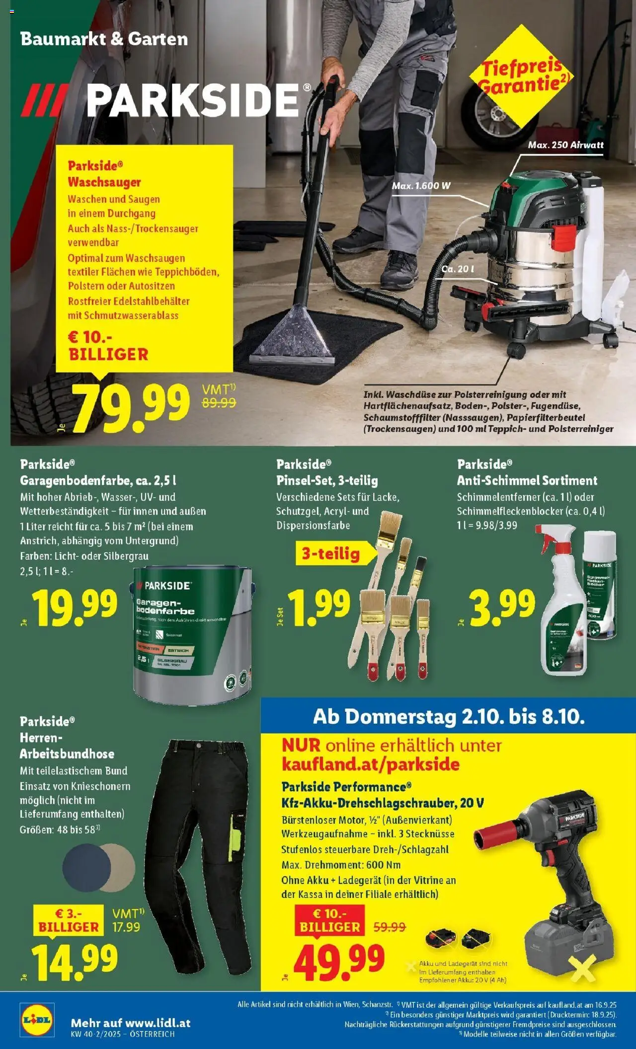 Lidl Flugblatt - Wien, Langenzersdorf, Zwettl gültig ab 02.10.2025 | Seite: 22 | Produkte: Teppich
