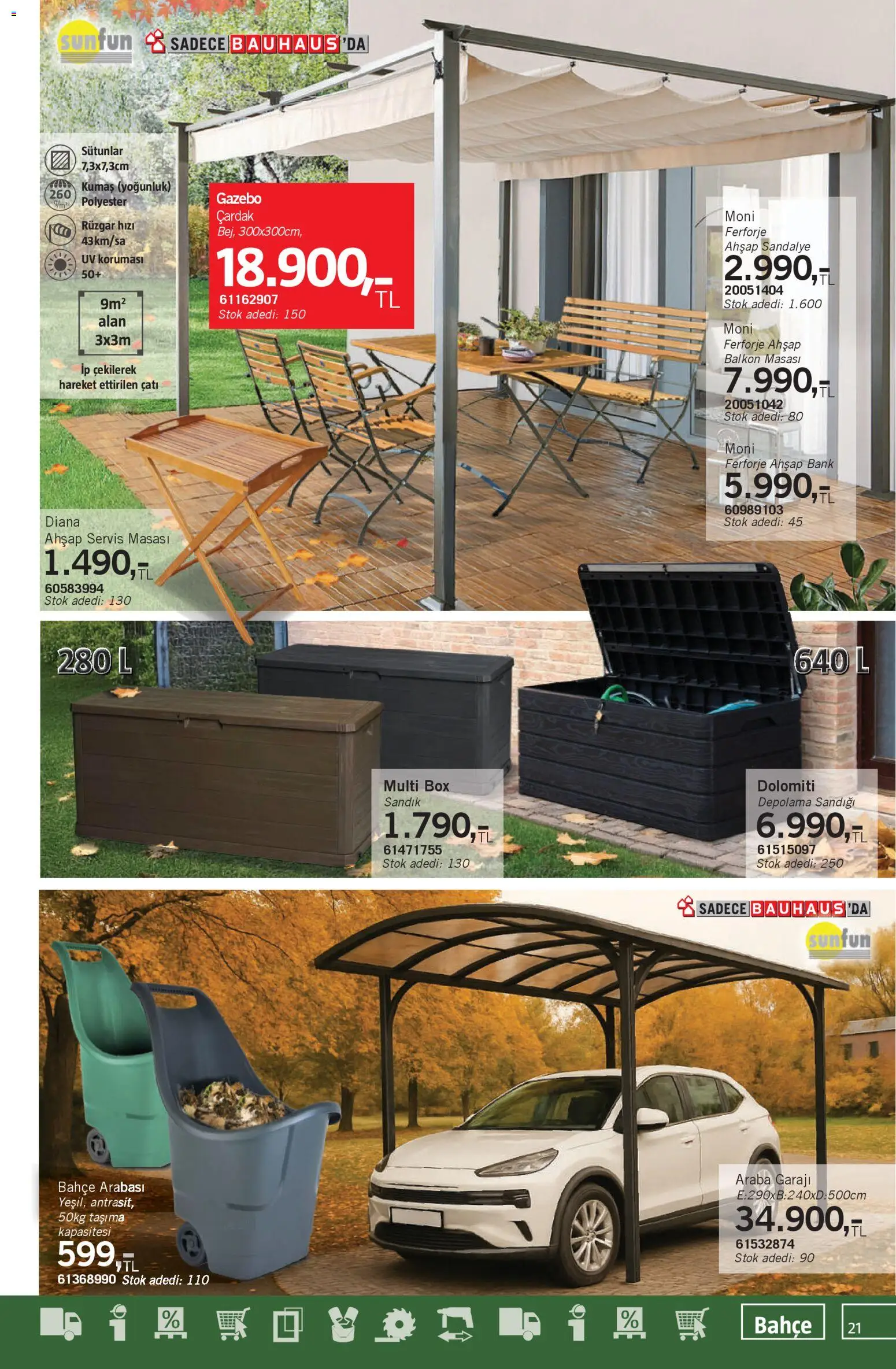 Bauhaus Katalog - 03.01.2026 tarihinden itibaren geçerlidir | Sayfa: 21 | Ürünler: Sandalye