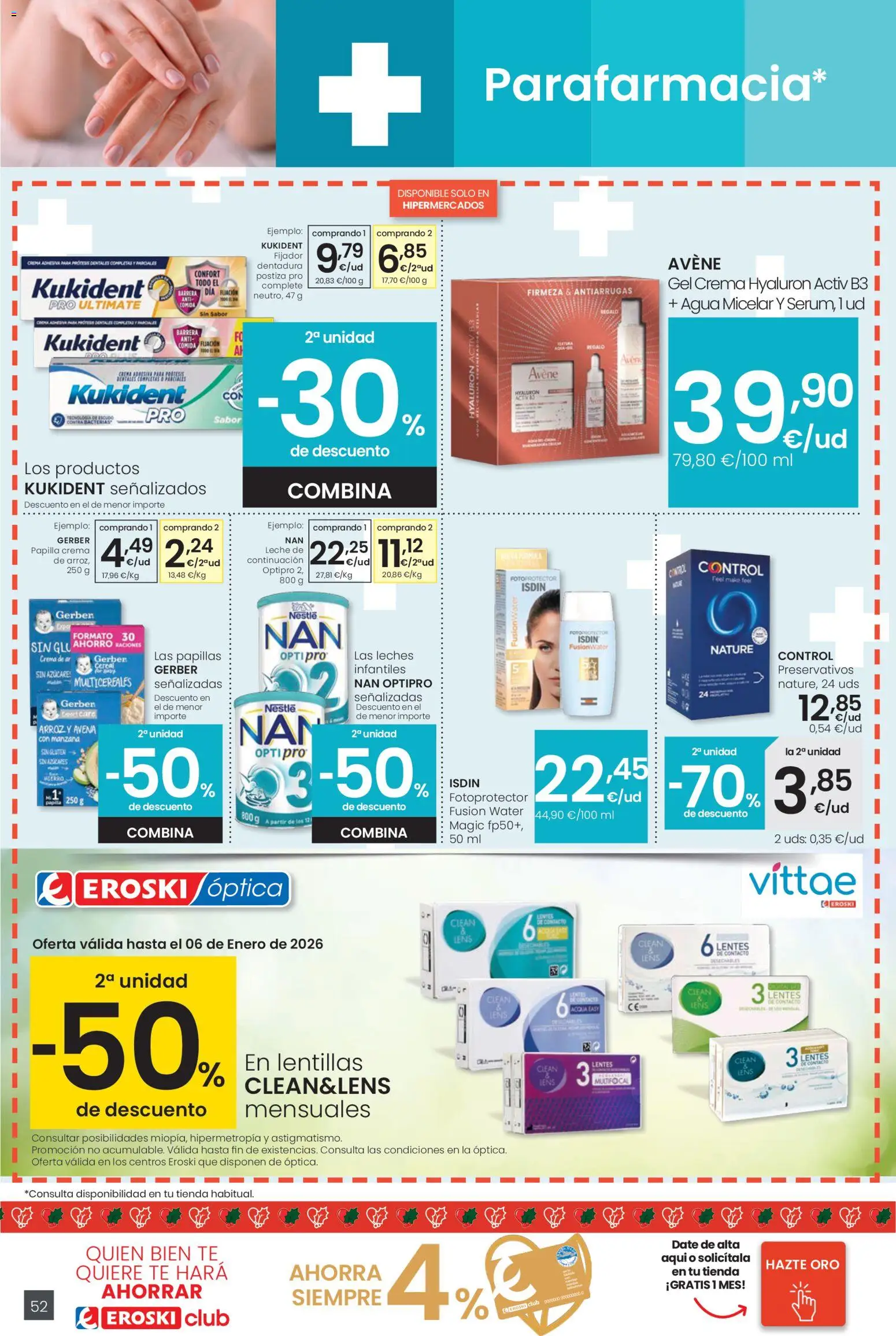 Eroski - Ofertón Navidad  │ válido desde el 27.11.2025 | Página: 52 | Productos: Arroz, Manzana, Crema, Té