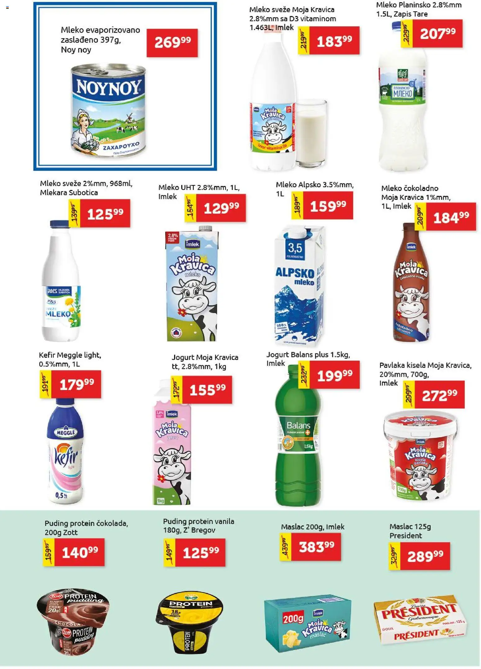 SuperVERO katalog - važi od 11.12.2025 | Strana: 6 | Proizvode: Maslac, Moja kravica, Mleko, Pavlaka