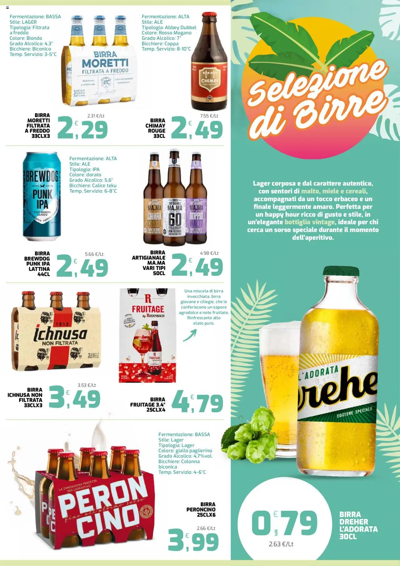 Volantino Interspar del 21.07.2025 | Pagina: 11 | Prodotti: Calice, Birra, Miele, Bottiglia