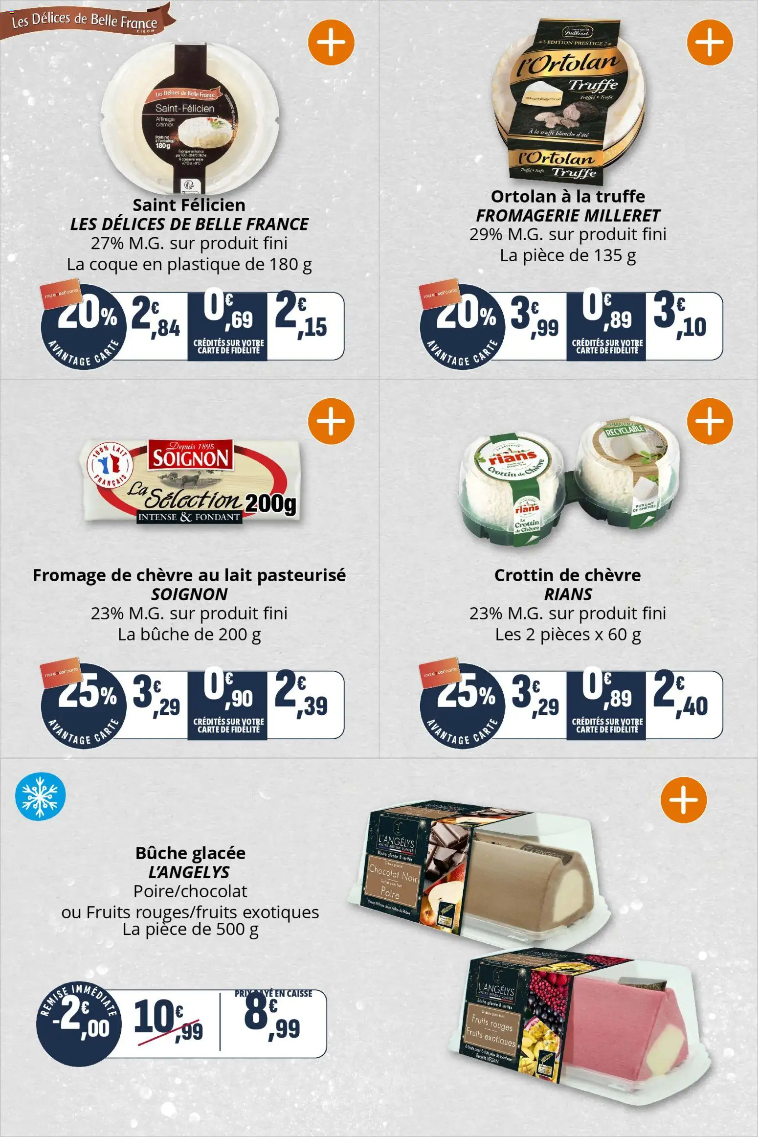 {H1} | Page: 13 | Produits: Fromage de chèvre, Lait, Fromage, Chocolat