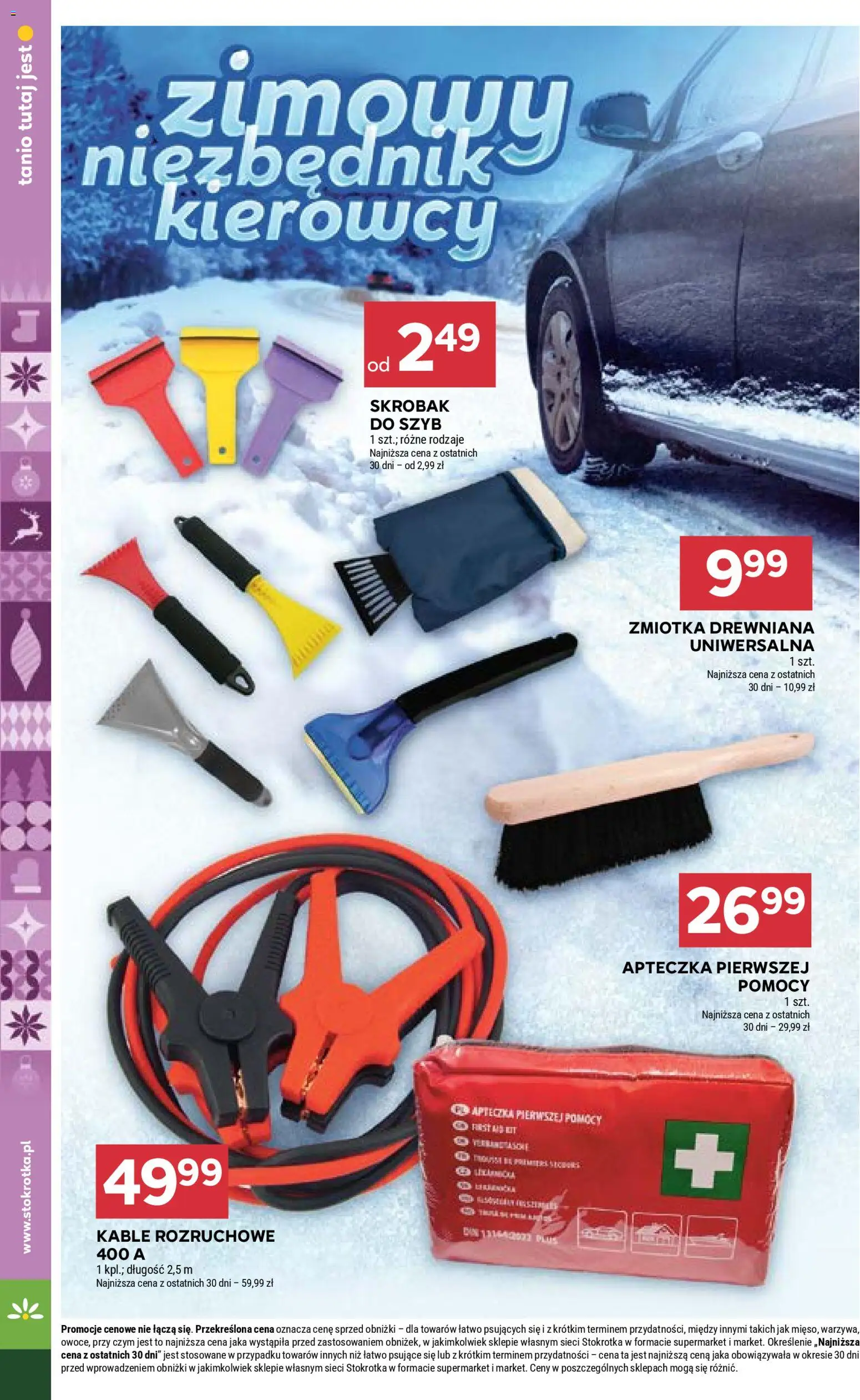 Stokrotka Gazetka od 04.12.2025 | Strona: 46 | Produkty: Stokrotka, Warzywa, Kable rozruchowe