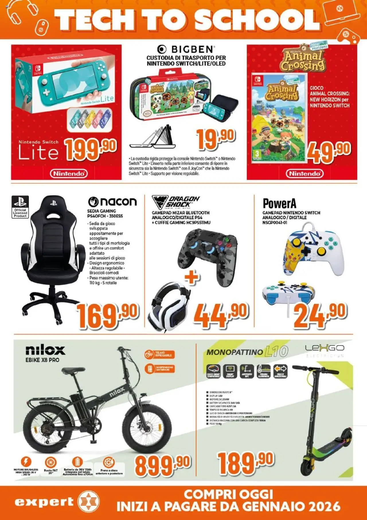 Volantino Expert del 14.08.2025 | Pagina: 13 | Prodotti: Braccioli, Cuffie, Batteria, Caricabatterie