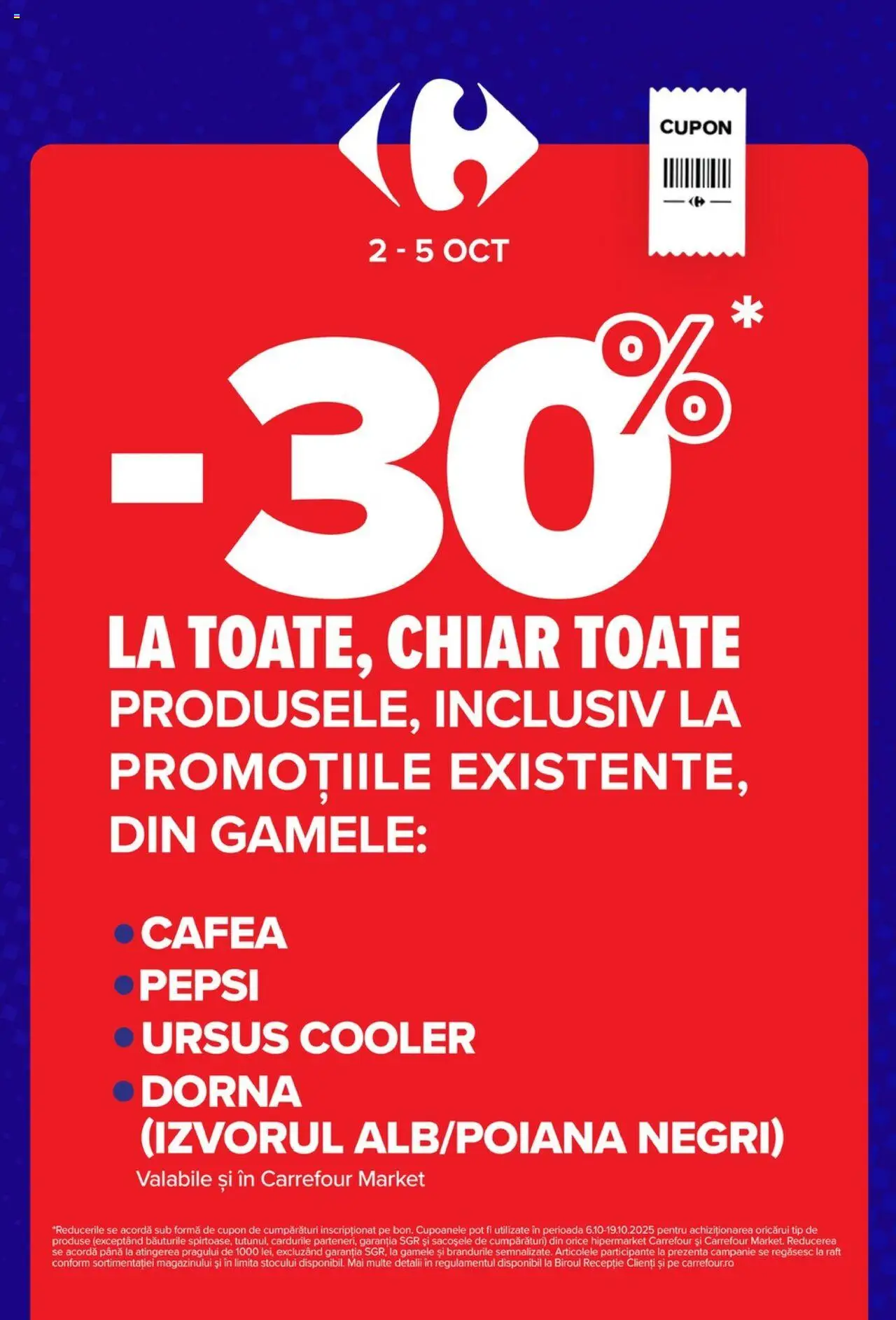 Noul catalog Carrefour – valabil de la 01.10.2025 | Pagină: 3 | Produse: Raft, Cafea