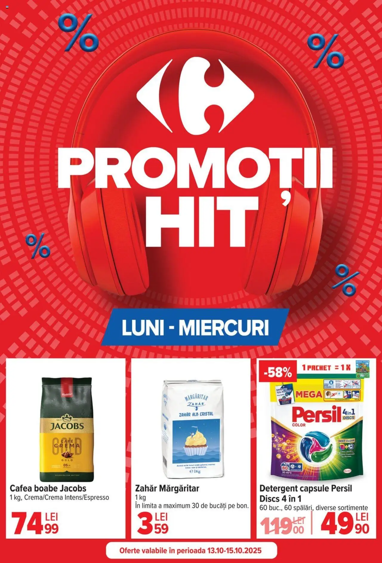 Noul catalog Carrefour – valabil de la 01.10.2025 | Pagină: 3 | Produse: Raft, Cafea