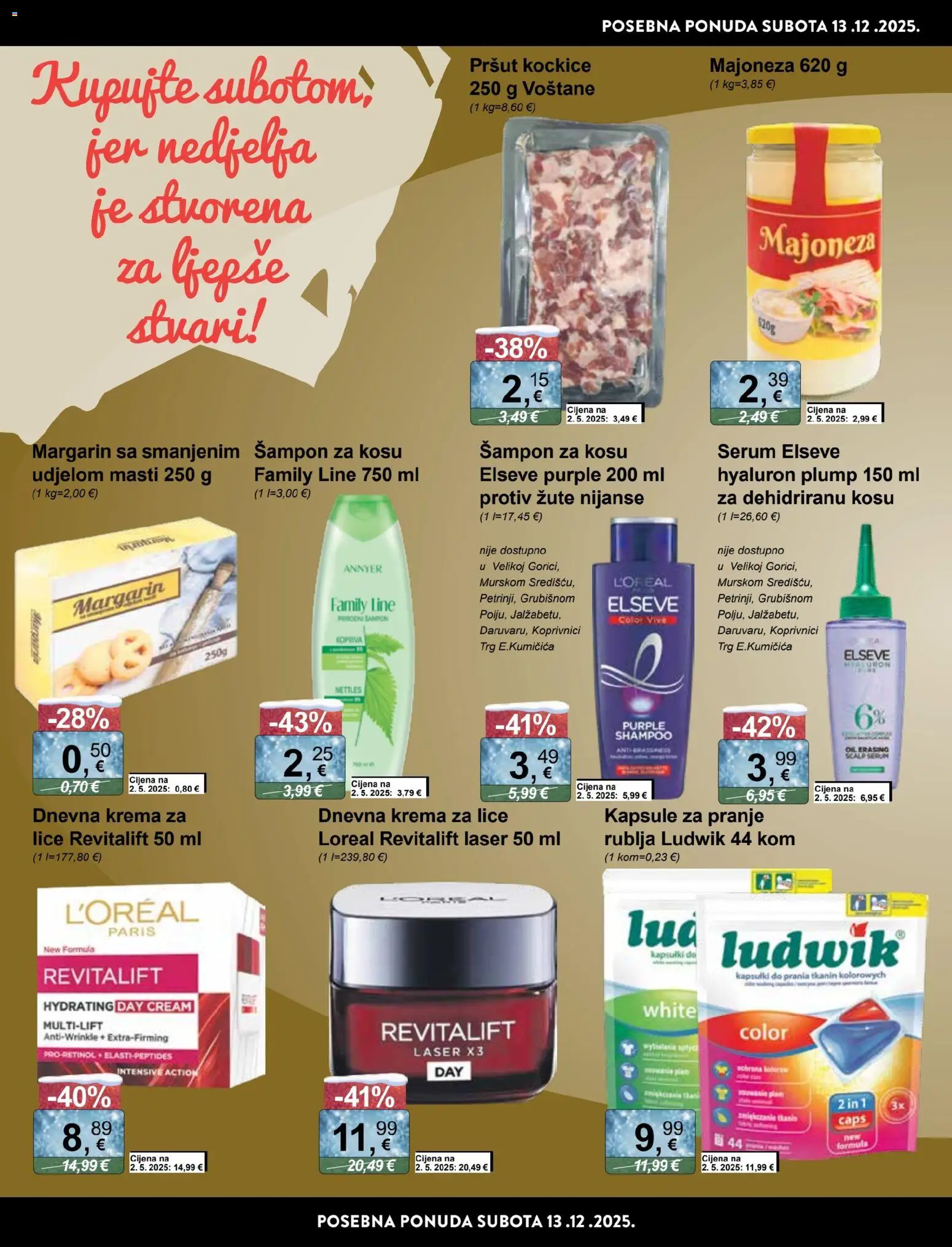 KTC katalog | vrijedi od 10.12.2025 | Stranica: 36 | Proizvodi: Krema za lice, Margarin, Krema, Majoneza