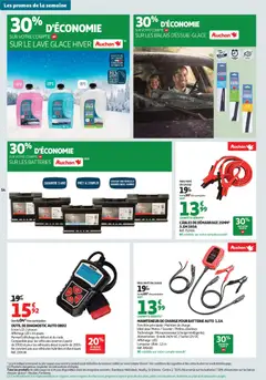 Auchan - Prévisualisation de Auchan - C'est parti pour les 25 JOURS AUCHAN valide à partir de 28.10.2025 | Page: 54 | Produits: Câble, Câbles de démarrage, Batterie