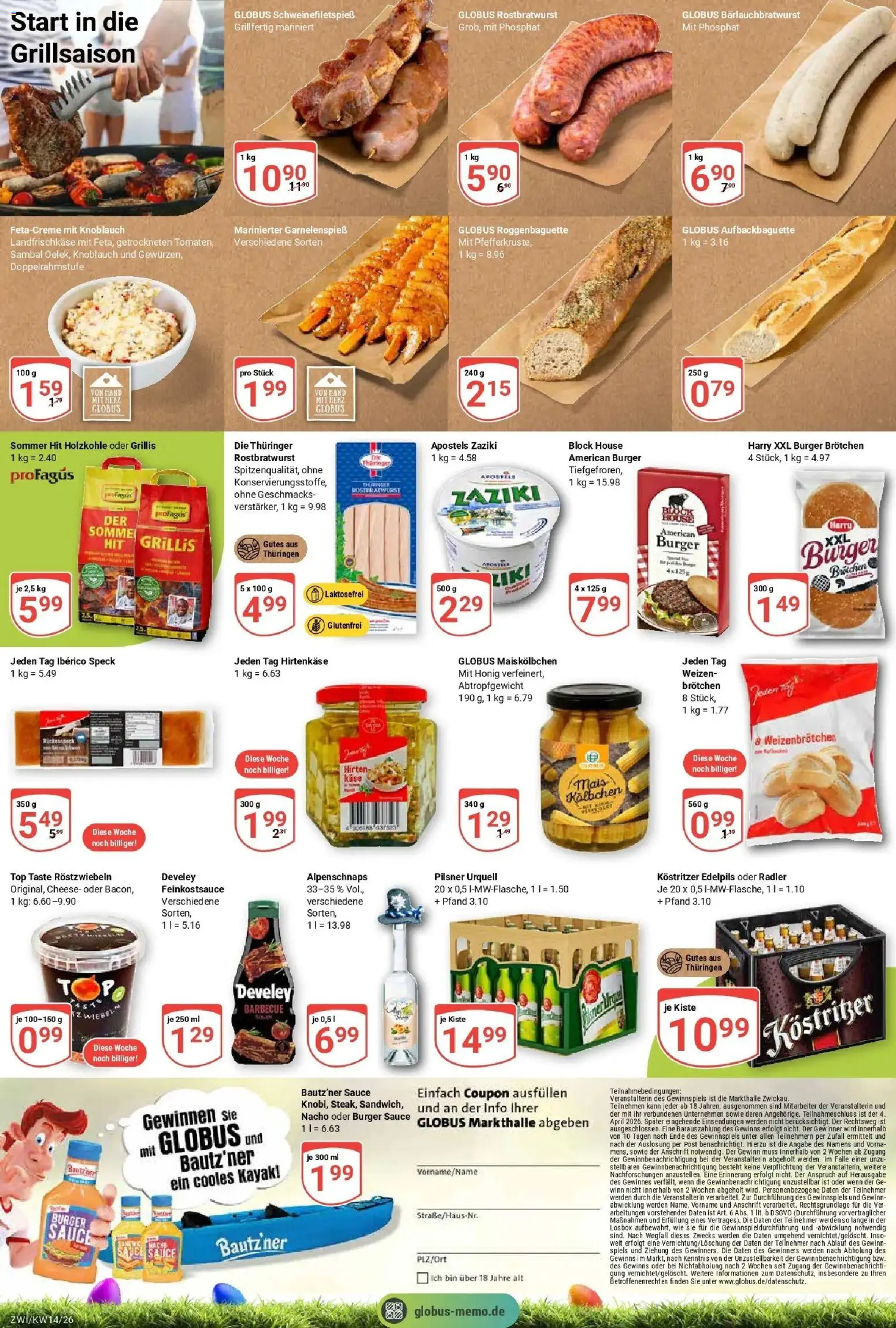 Globus prospekt Zwickau	 – gültig ab 29.03.2026 | Seite: 15 | Produkte: Top, Käse, Burger, Pilsner urquell