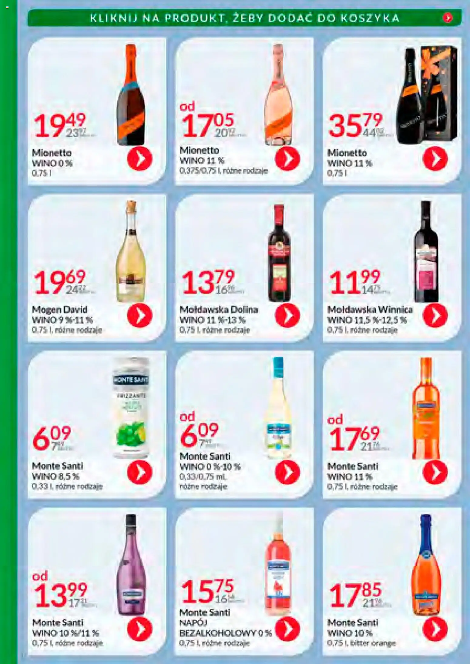 Eurocash Gazetka - Katalog Alkoholowy 12 od 01.12.2025 | Strona: 47 | Produkty: Monte Santi, Wino
