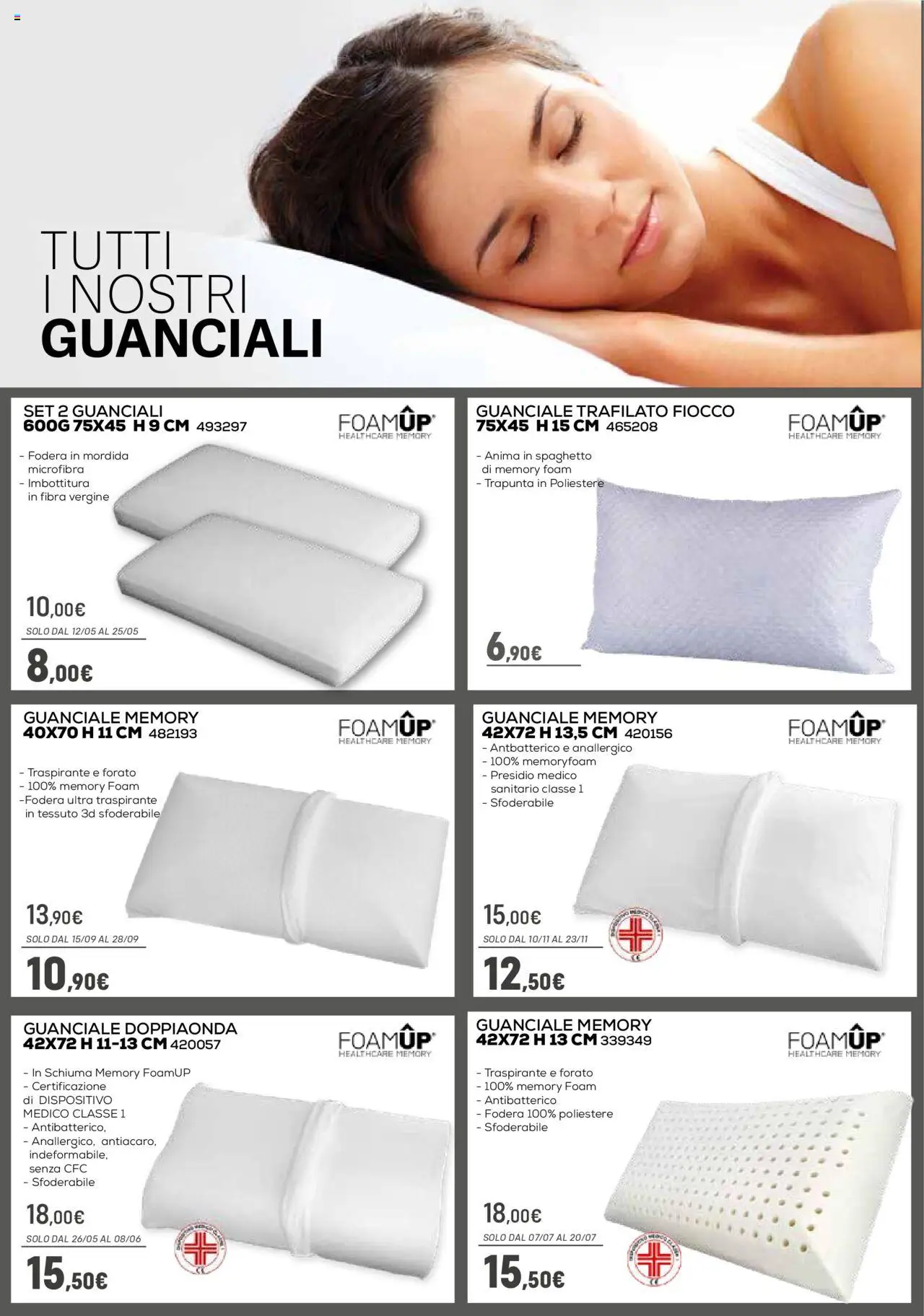 Volantino Orizzonte del 09.05.2025 | Pagina: 6 | Prodotti: Trapunta, Guanciale