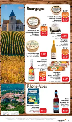  | Page: 6 | Produits: Cassis, Crémant de bourgogne, Époisses, Bière